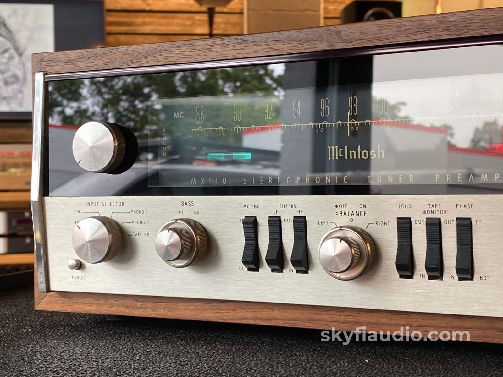 Mcintosh Mx110 Tube Tuner Preamp - Modafferi Upgraded & Skyfi Restored Preamplifier