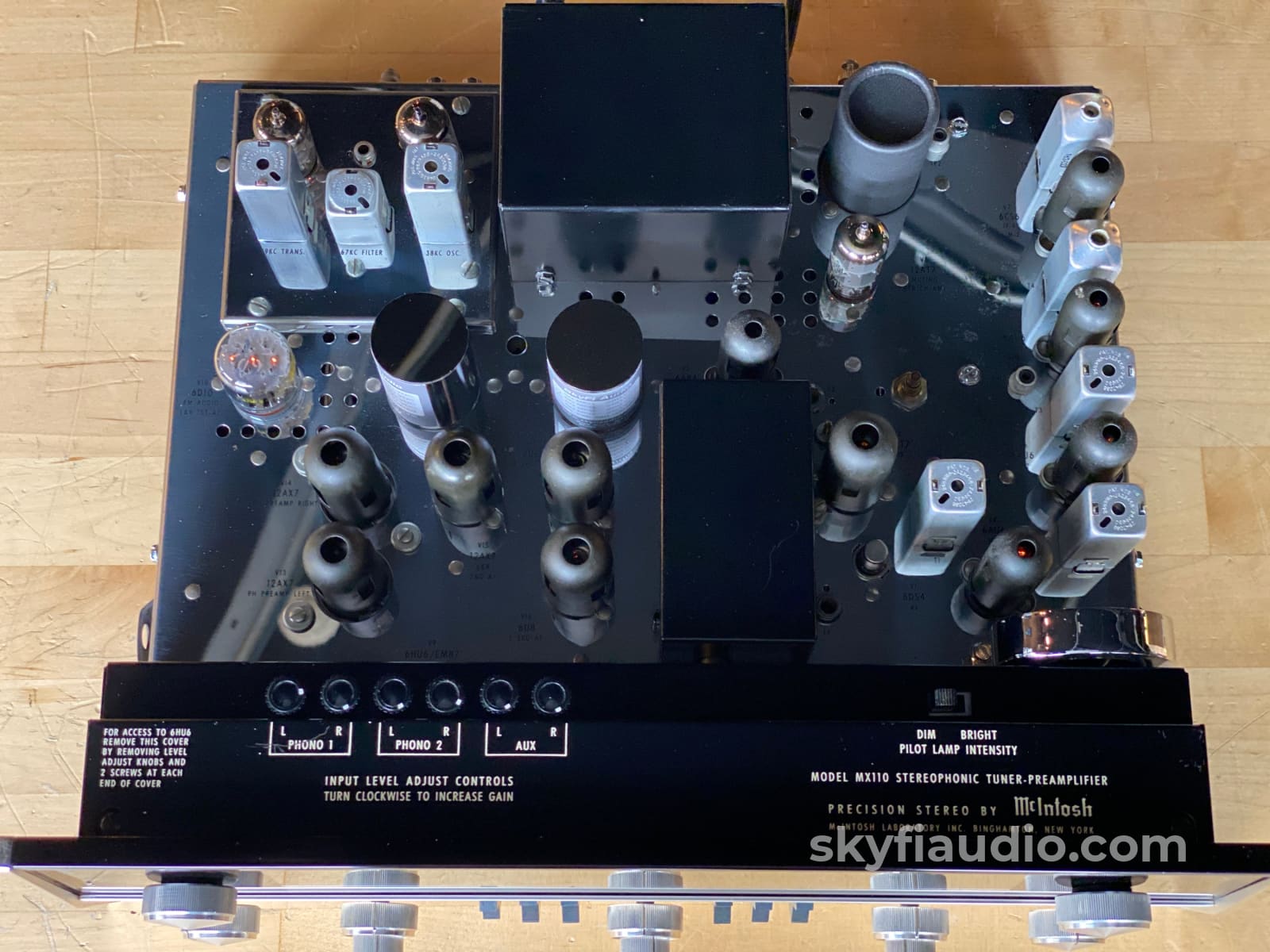 Mcintosh Mx110 Tube Tuner Preamp - Modafferi Upgraded & Skyfi Restored Preamplifier