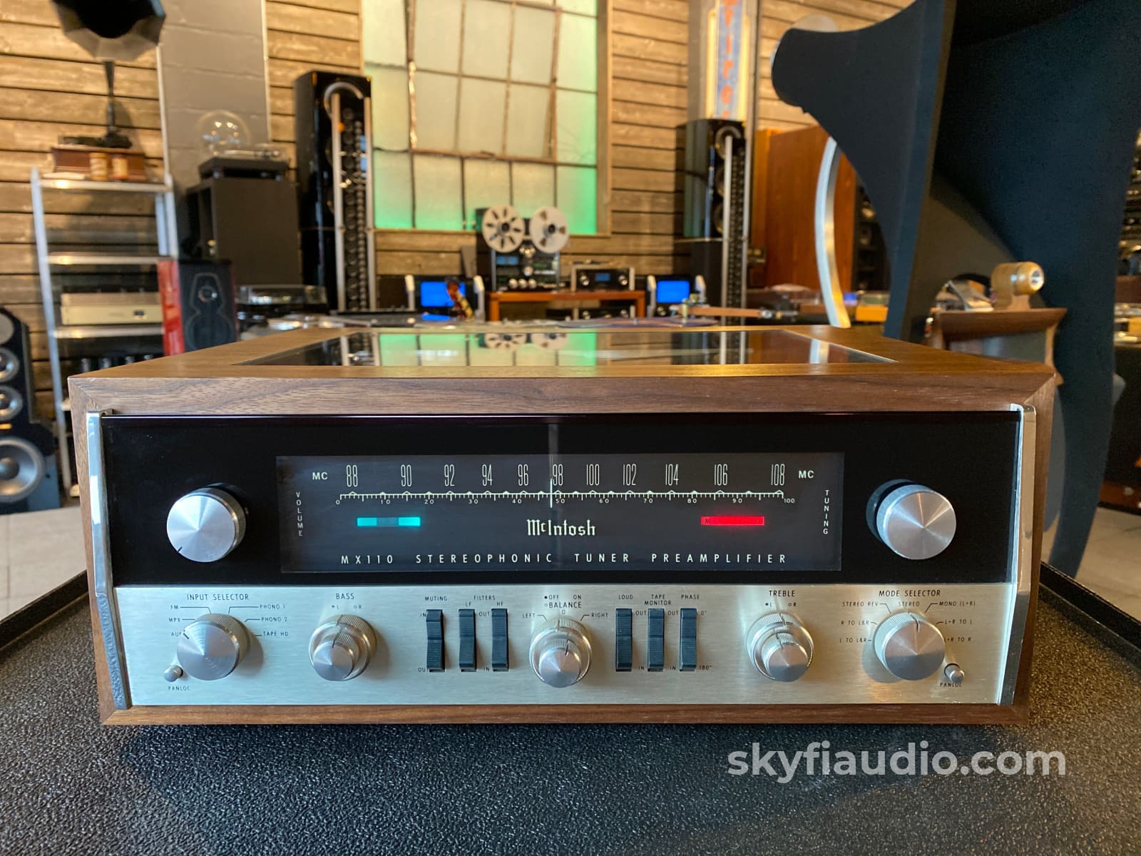 Mcintosh Mx110 Tube Tuner Preamp - Modafferi Upgraded & Skyfi Restored Preamplifier