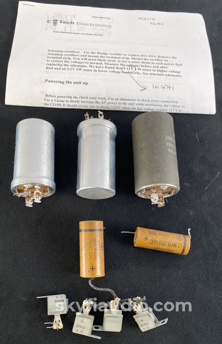 Mcintosh Mx110 Tube Tuner Preamp - Restored To Perfection Preamplifier