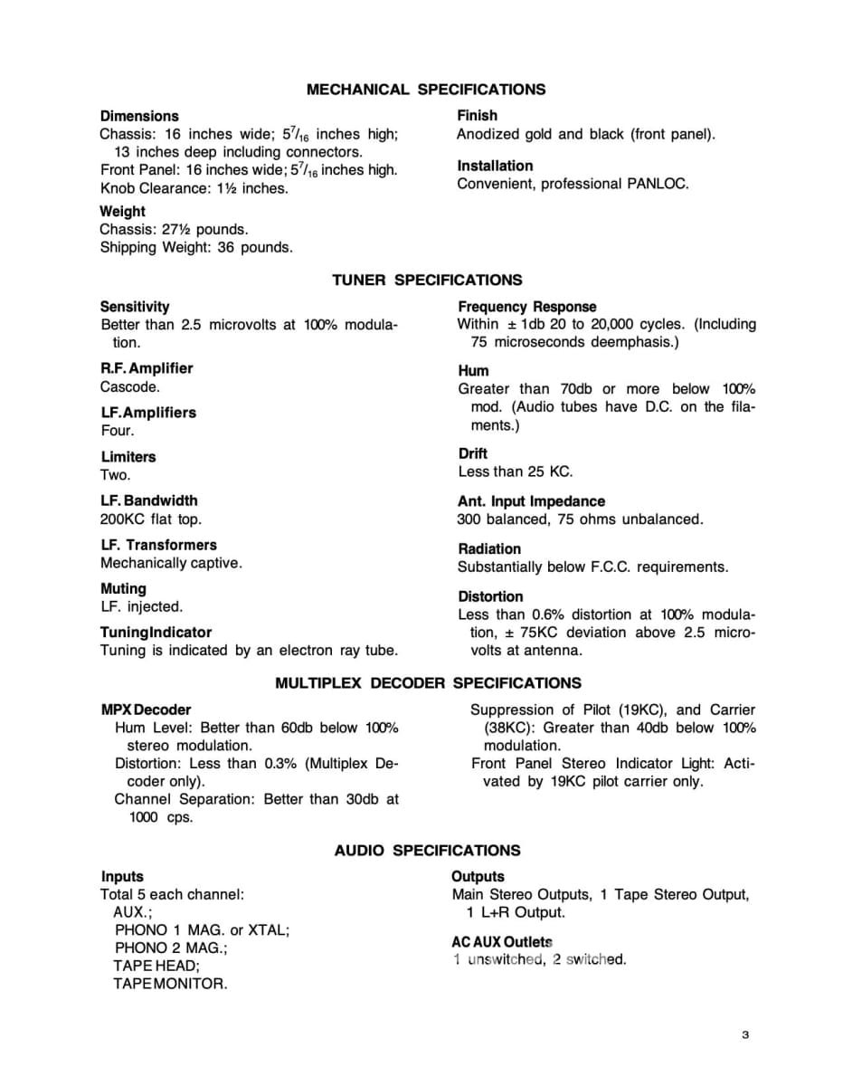 Mcintosh Mx110 Tube Tuner Preamp - Restored To Perfection Preamplifier