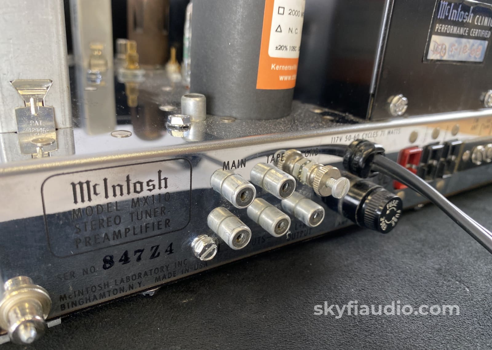 Mcintosh Mx110 Tube Tuner Preamp - Restored To Perfection Preamplifier