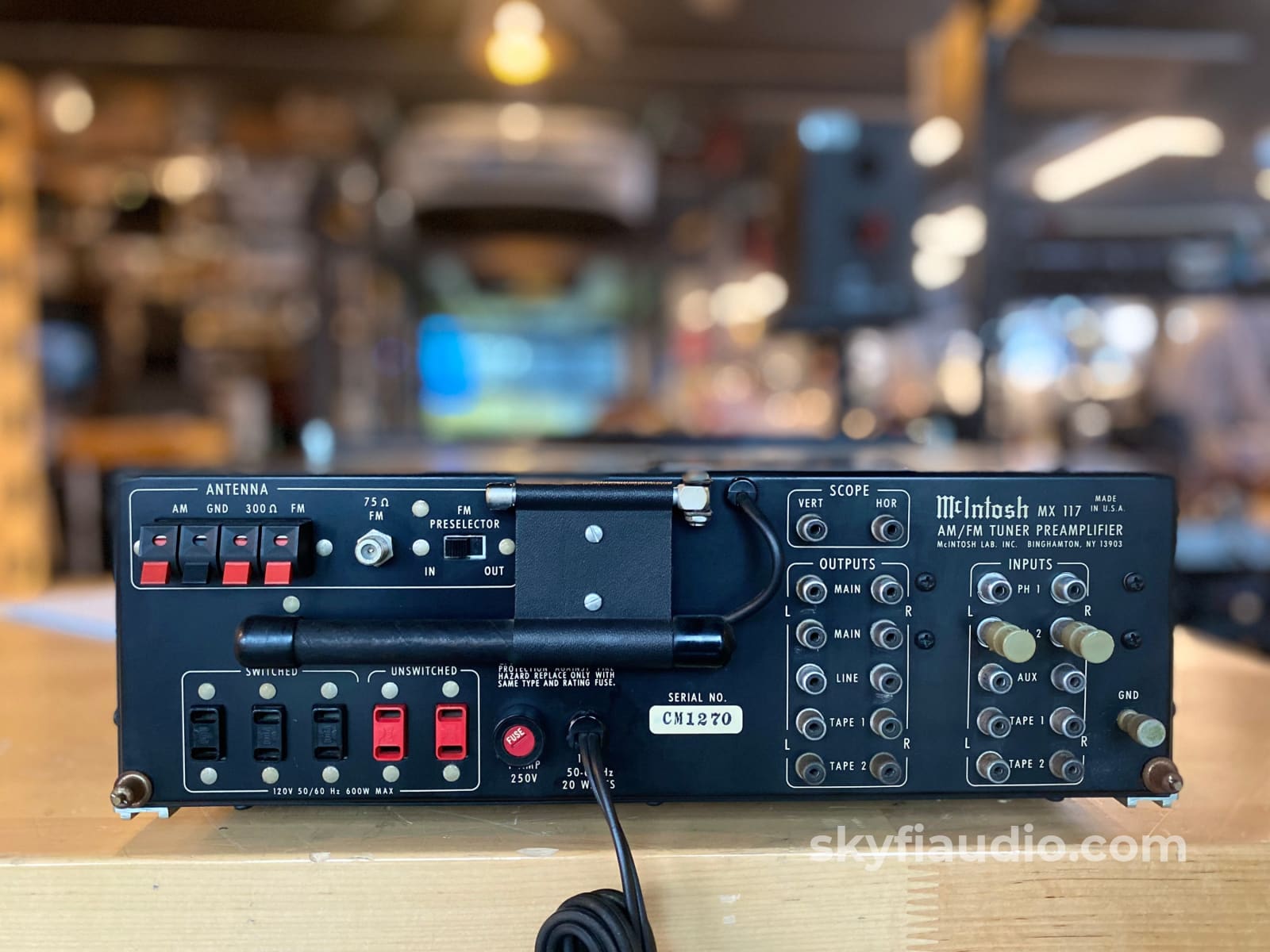 Mcintosh Mx117 Stereo Tuner Preamp - Serviced And Gorgeous W/Original Box! Preamplifier