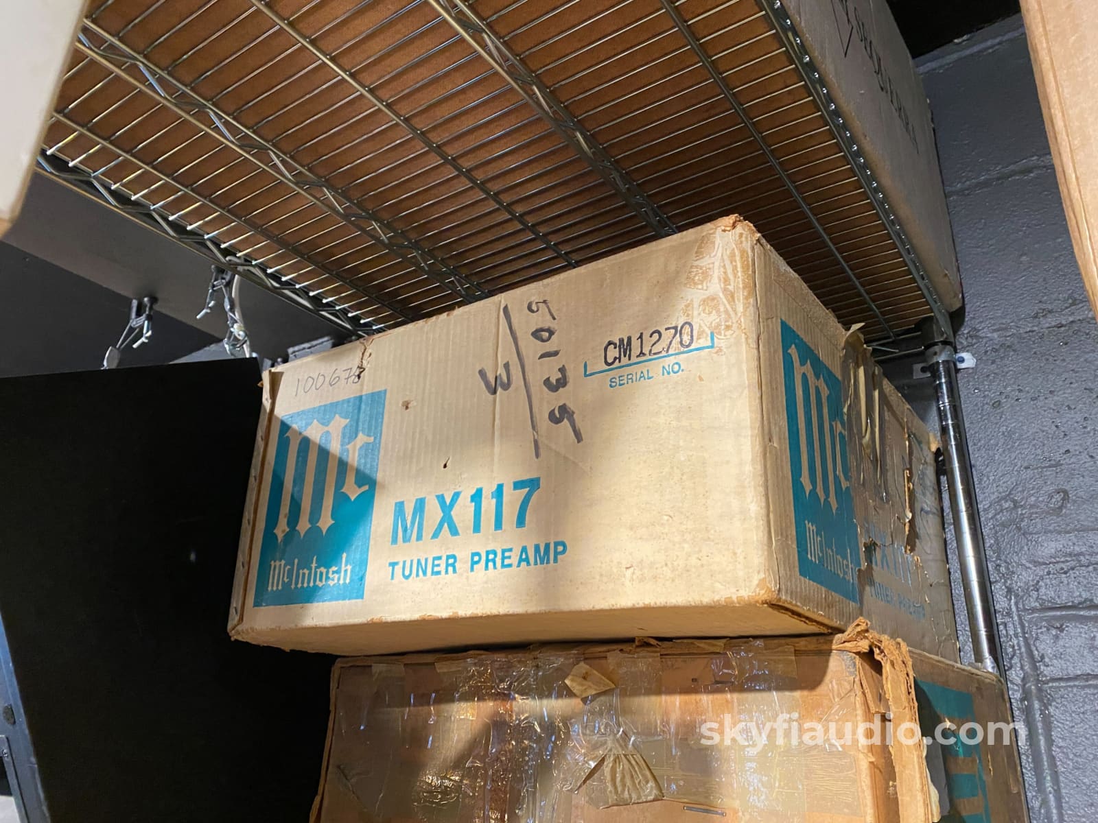 Mcintosh Mx117 Stereo Tuner Preamp - Serviced And Gorgeous W/Original Box! Preamplifier