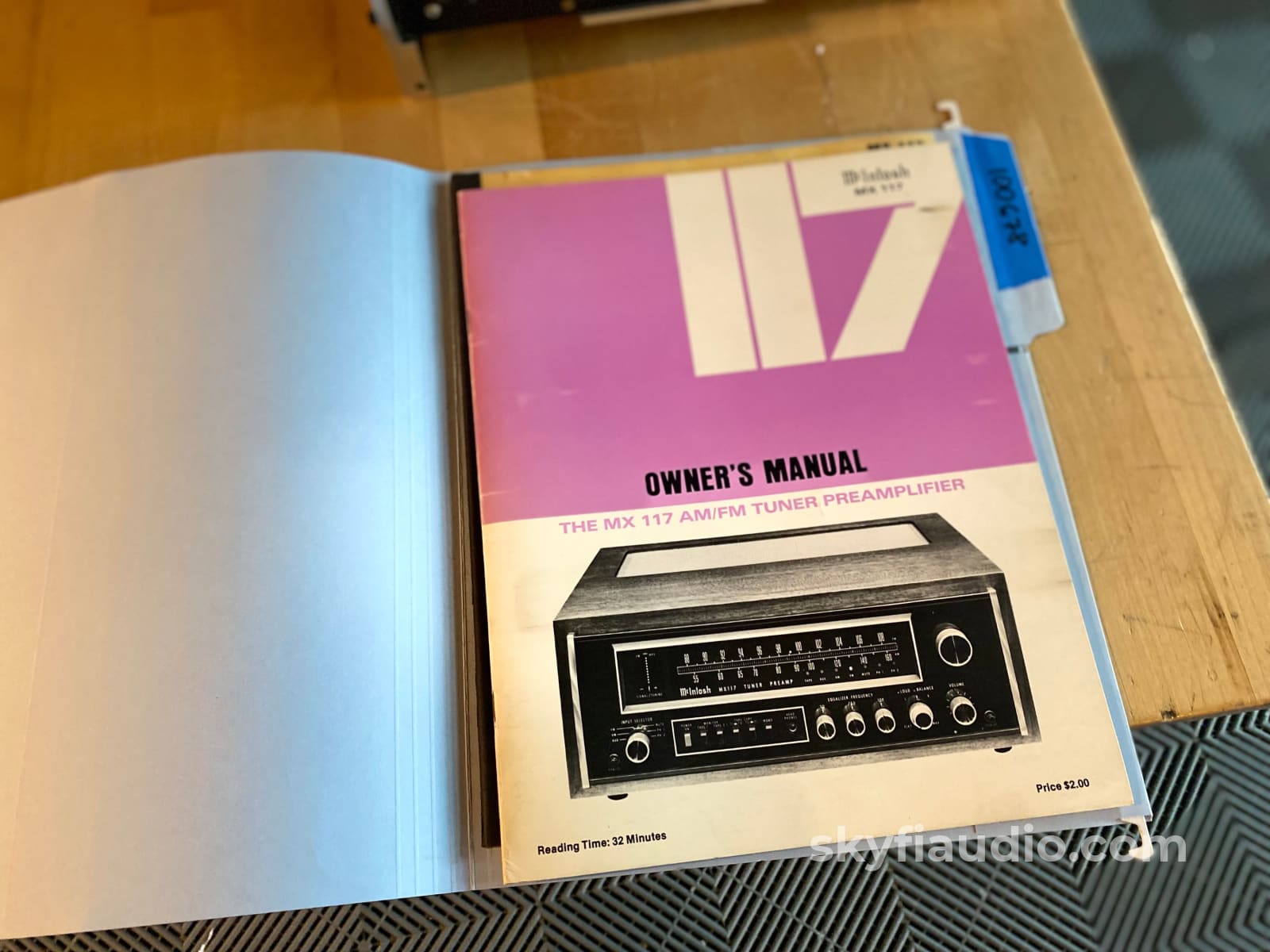 Mcintosh Mx117 Stereo Tuner Preamp - Serviced And Gorgeous W/Original Box! Preamplifier