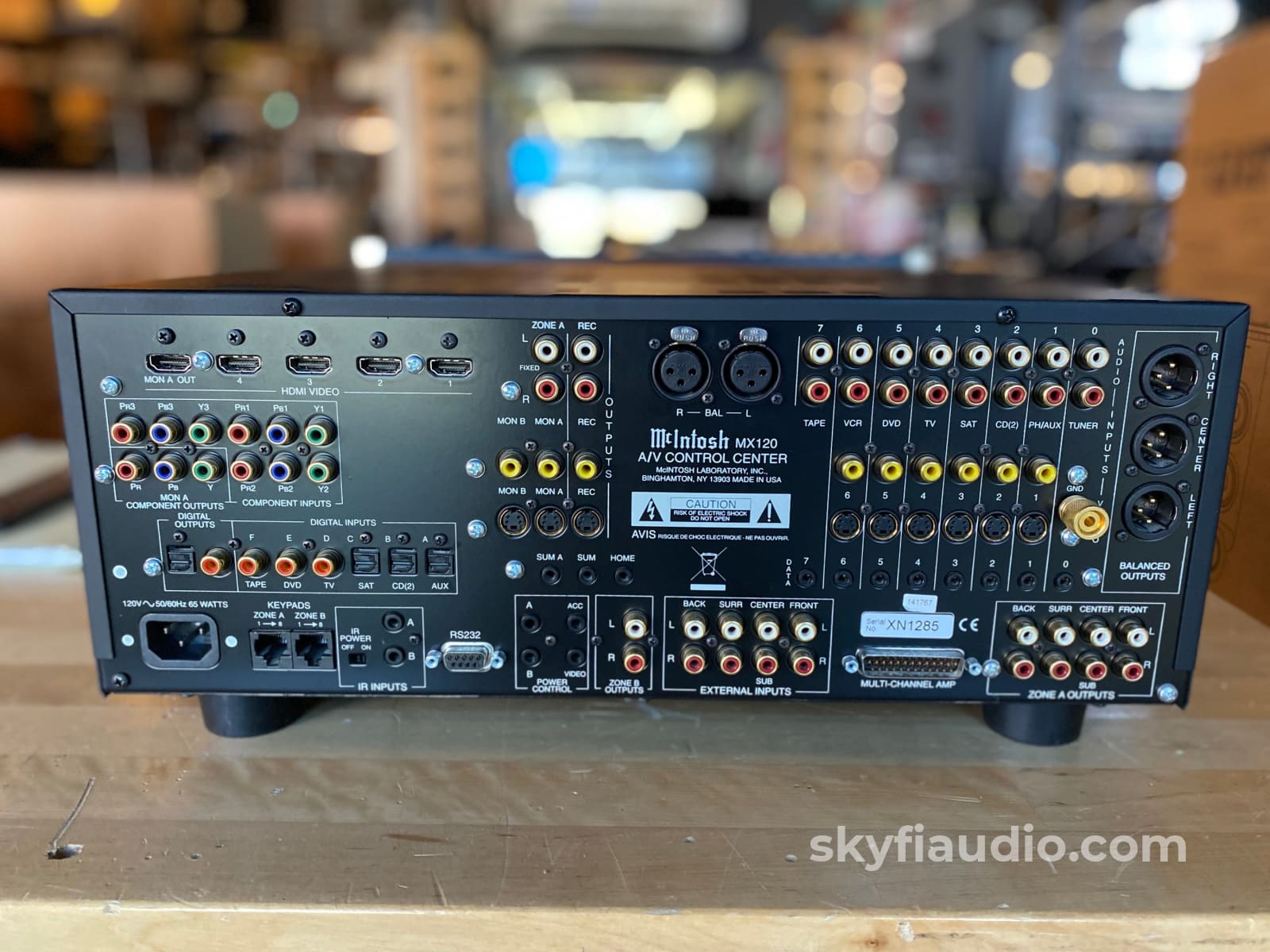 Mcintosh Mx120 Home Theater Processor W/Dolby Digital Dts-Hd Plus Phono Input Processor