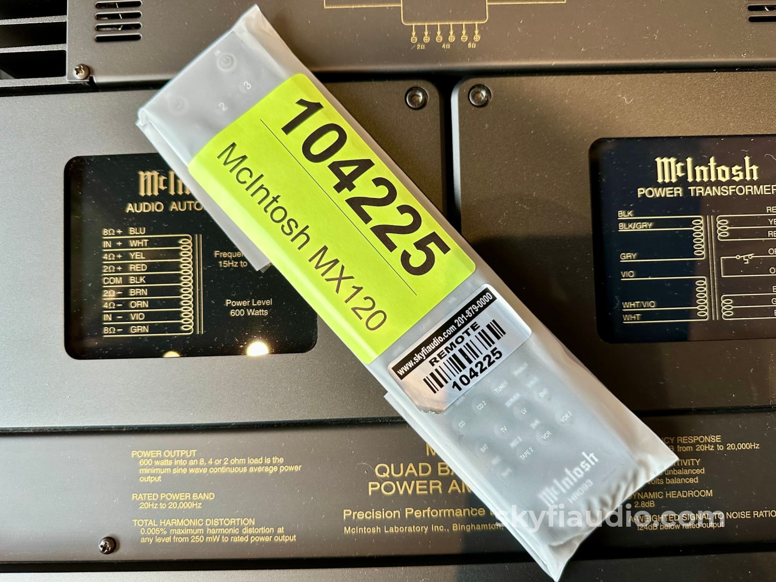 Mcintosh Mx120 Home Theater Processor W/Dolby Digital Dts-Hd And Phono Input