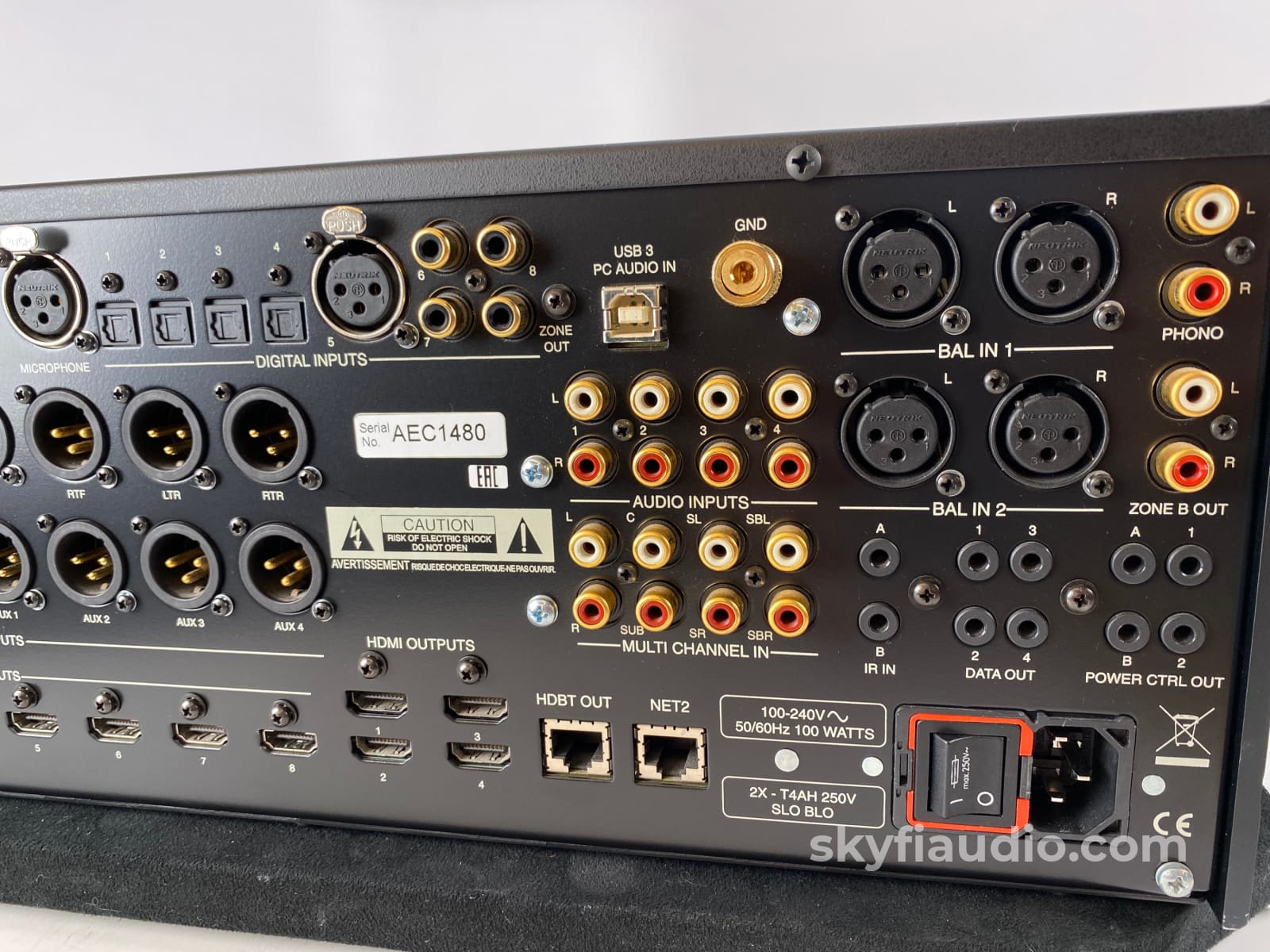 Mcintosh Mx160 Home Theater Processor 4K Ultra Hd Upscaling Dolby Atmos Dts:x Auro-3D Preamplifier