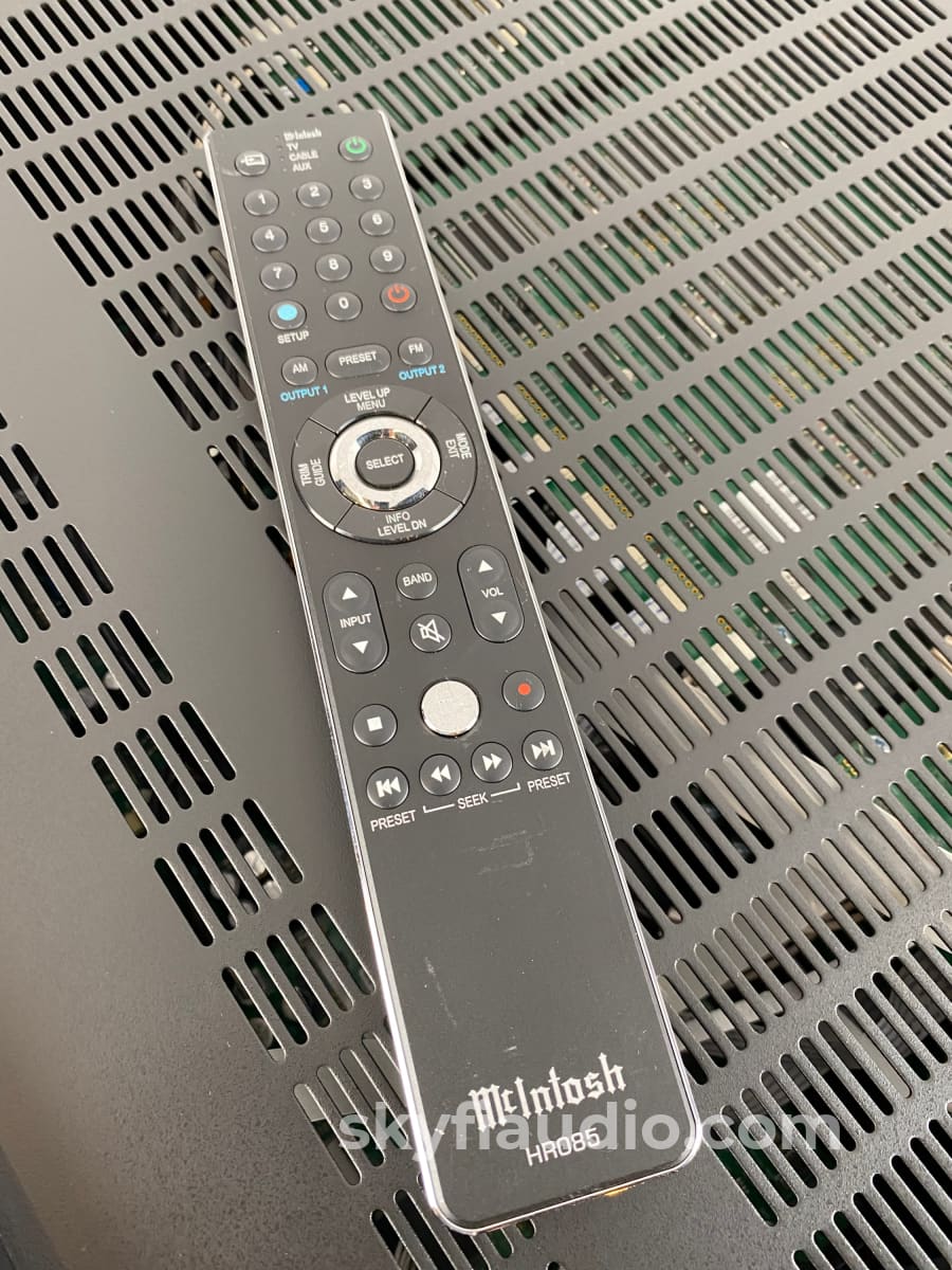 Mcintosh Mx160 Home Theater Processor 4K Ultra Hd Upscaling Dolby Atmos Dts:x Auro-3D Preamplifier