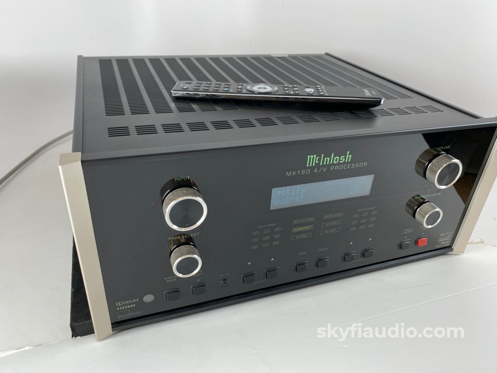 Mcintosh Mx160 Home Theater Processor 4K Ultra Hd Upscaling Dolby Atmos Dts:x Auro-3D Preamplifier