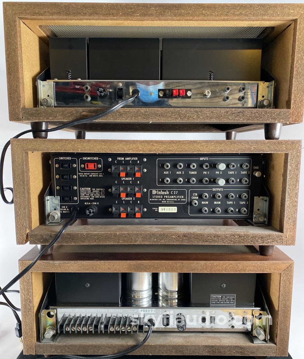 Mcintosh Vintage Curated Stereo System - Mc2125 Amp C27 Pre And Mr78 Tuner Amplifier