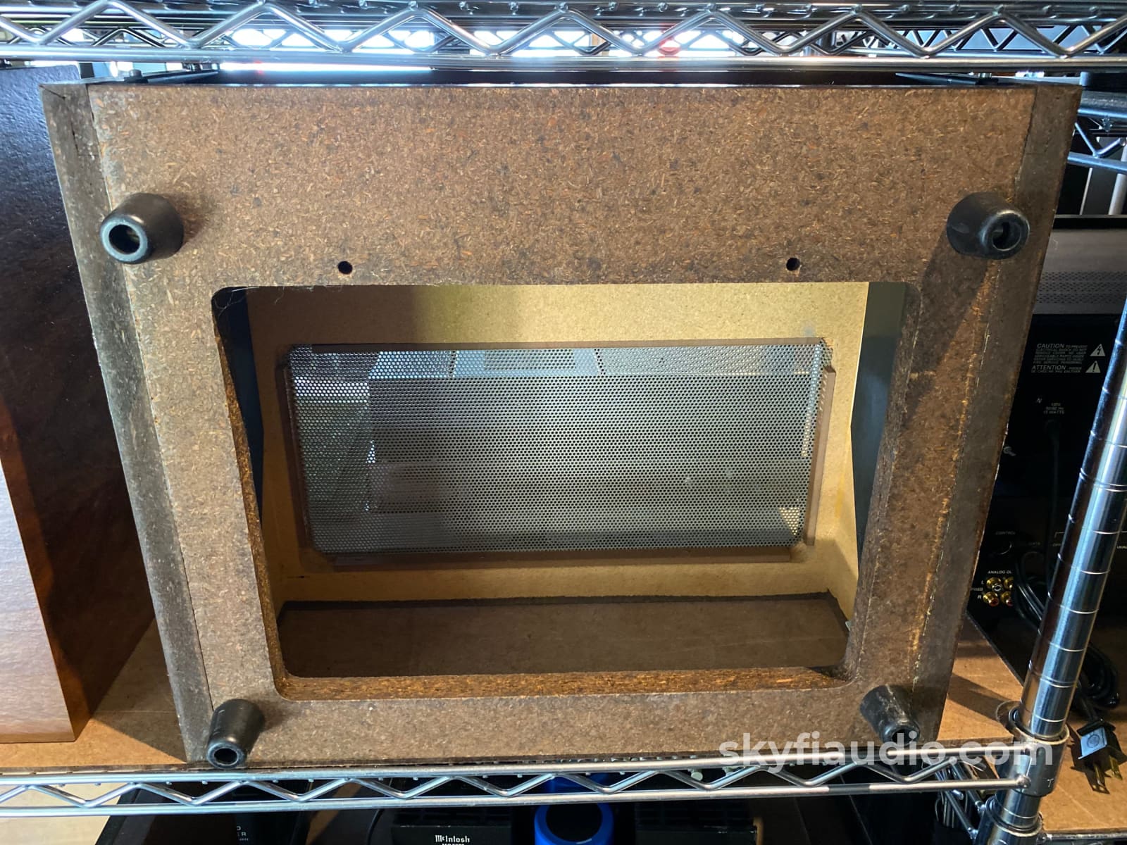 Mcintosh Wood Cabinet - 5 Tall Components 12 Deep Panlocs For Ma6100 And Similar Accessory