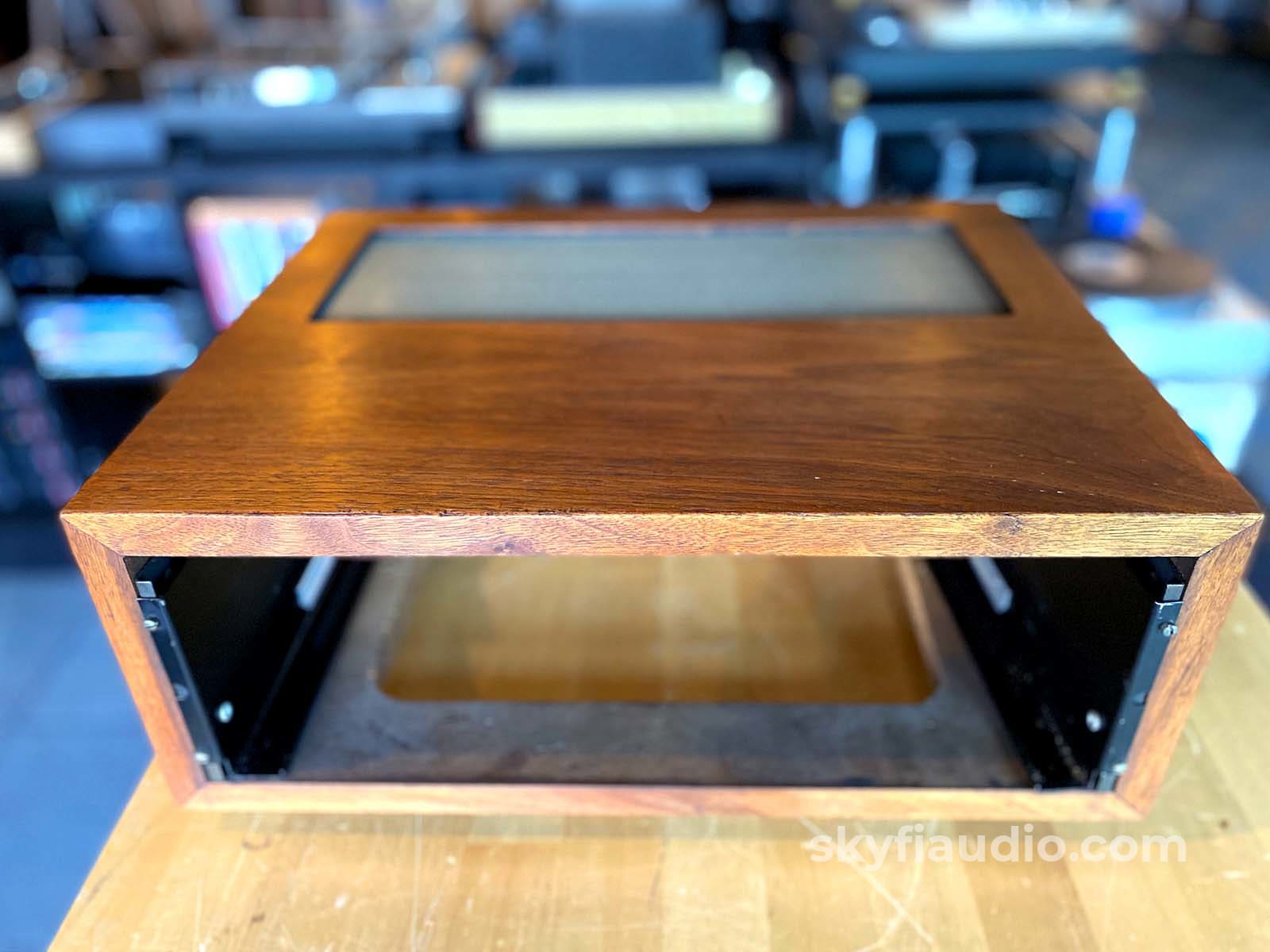 Mcintosh Wood Cabinet - From A Mx113 W/Panloc Hardware Accessory