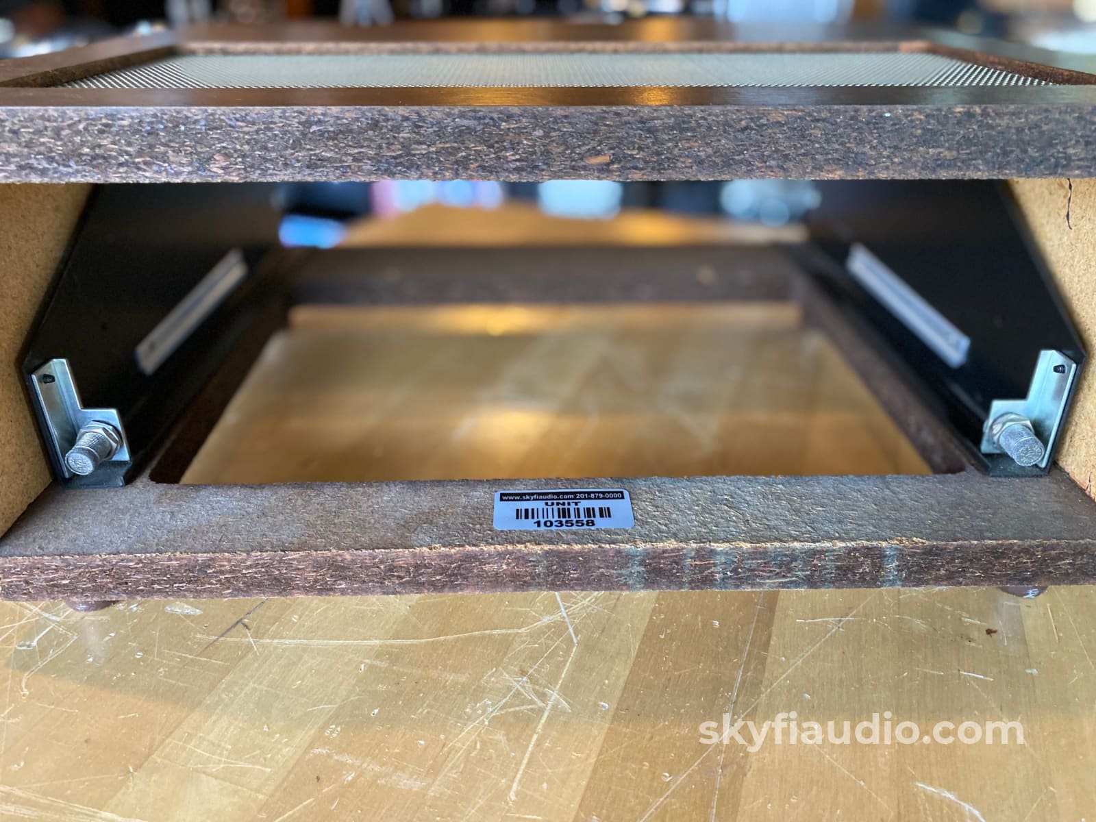 Mcintosh Wood Cabinet - W/10-12 Adjustable Panlocs Accessory