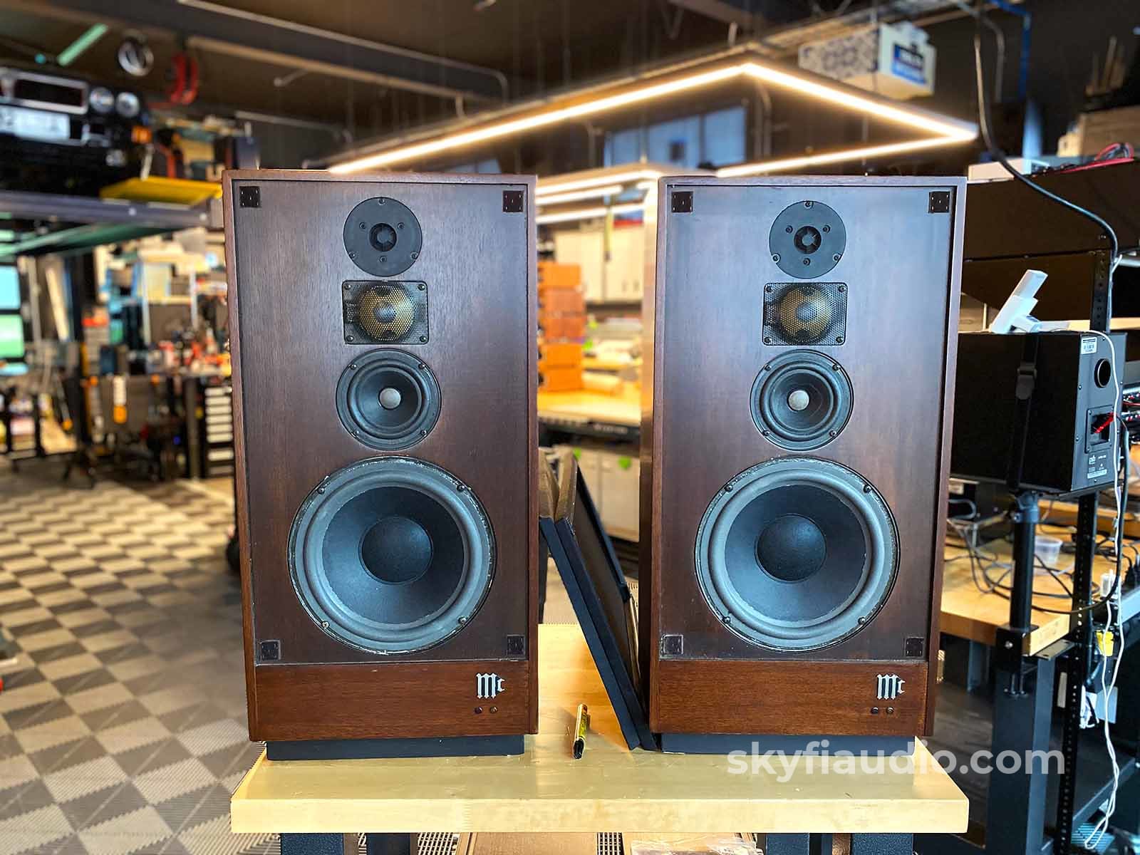 Mcintosh Xr14 Vintage 4-Way Isoplanar Radiator Speakers - Refurbished