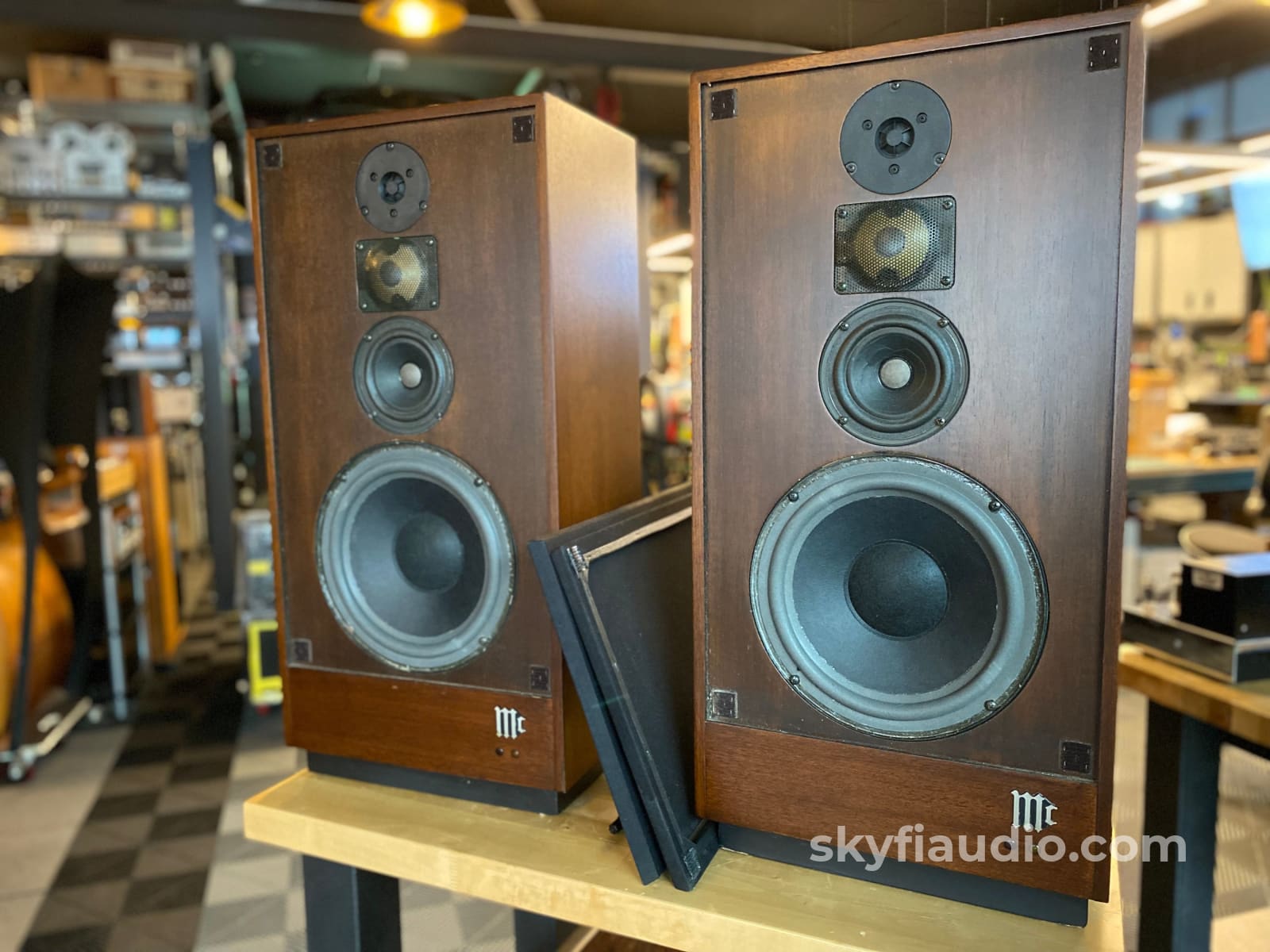 Mcintosh Xr14 Vintage 4-Way Isoplanar Radiator Speakers - Refurbished