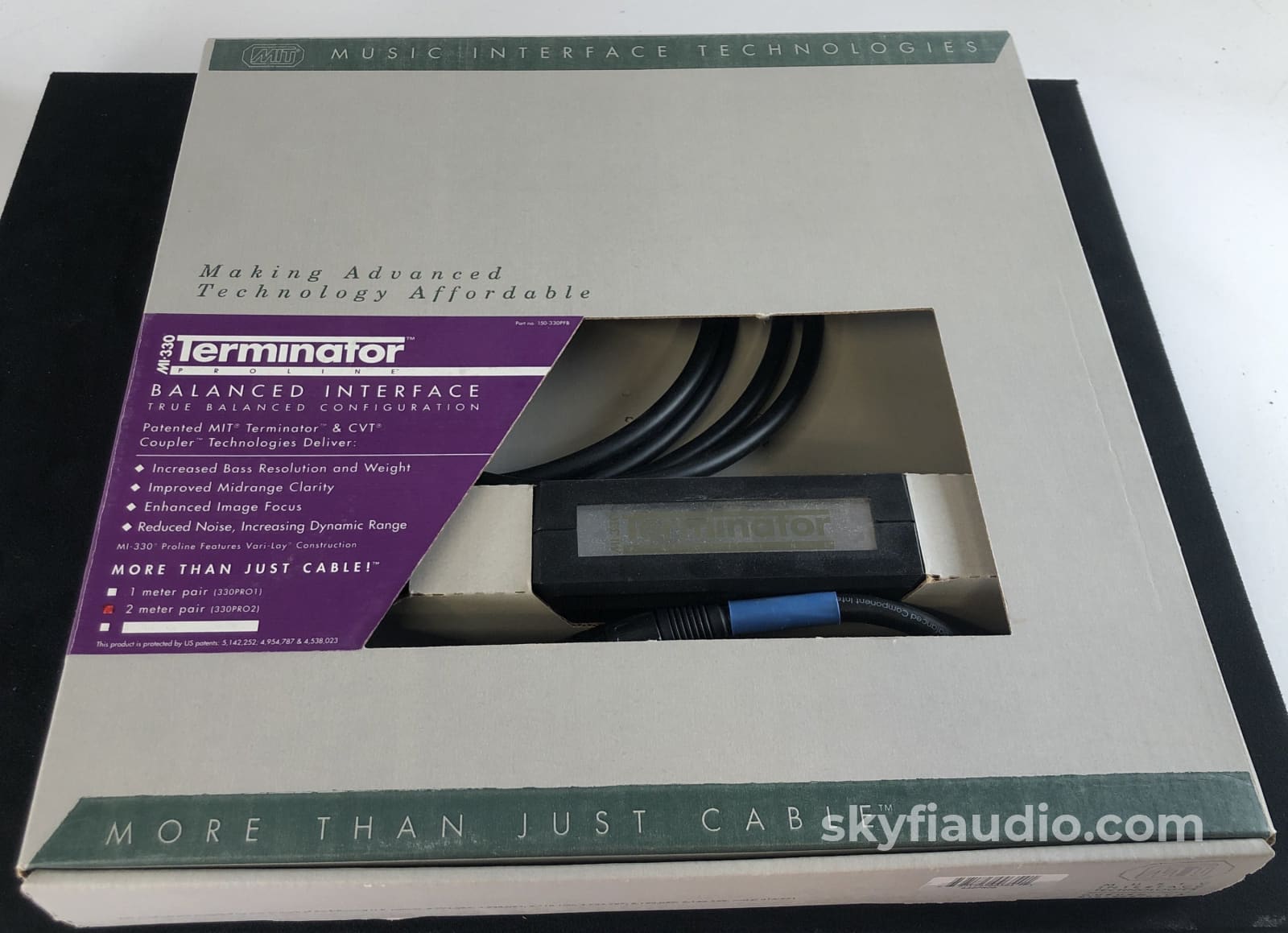 Mit Mi-330 Terminator Balanced Interface Xlr Cable - New In Box 2M Cables