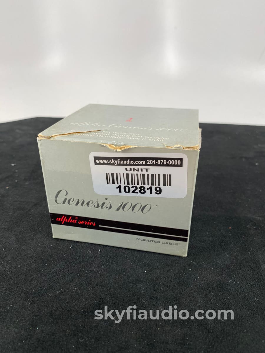 Monster Cable Alpha Genesis 1000 Vintage Mc Phono Cartridge - Complete