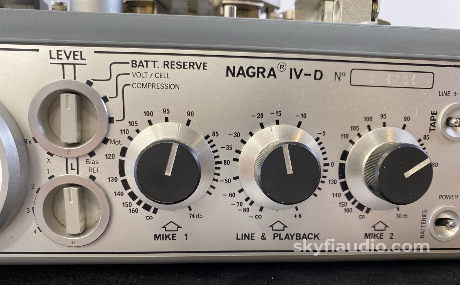 Nagra Iv-D Portable Reel To Tape Recorder Deck