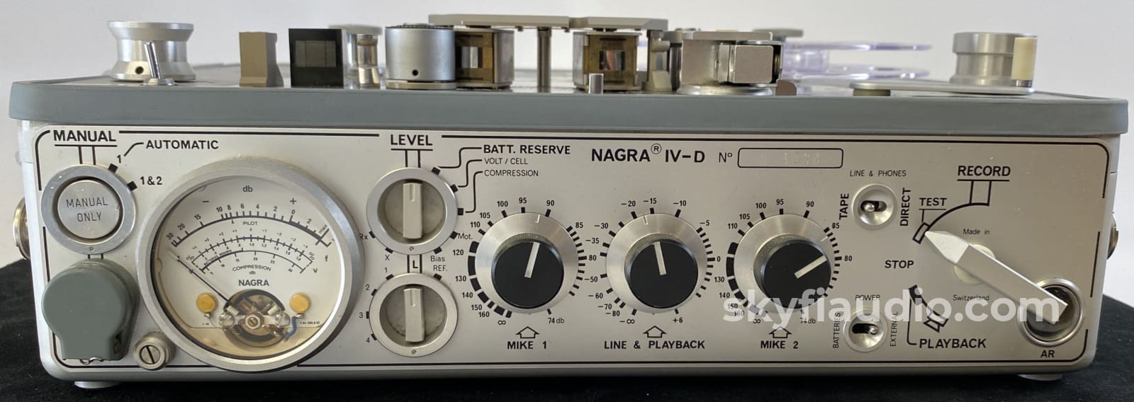 Nagra Iv-D Portable Reel To Tape Recorder Deck