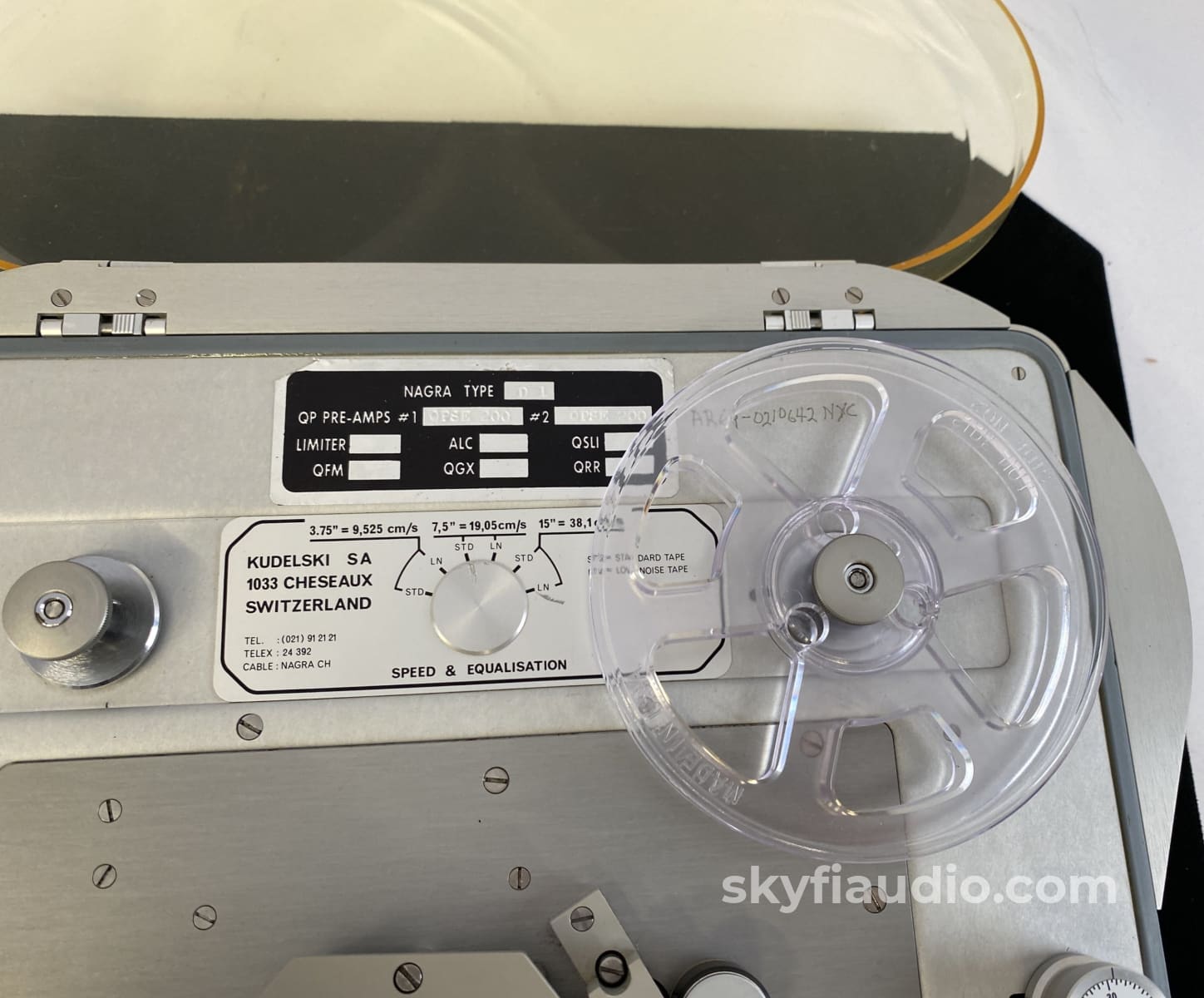 Nagra Iv-D Portable Reel To Tape Recorder Deck