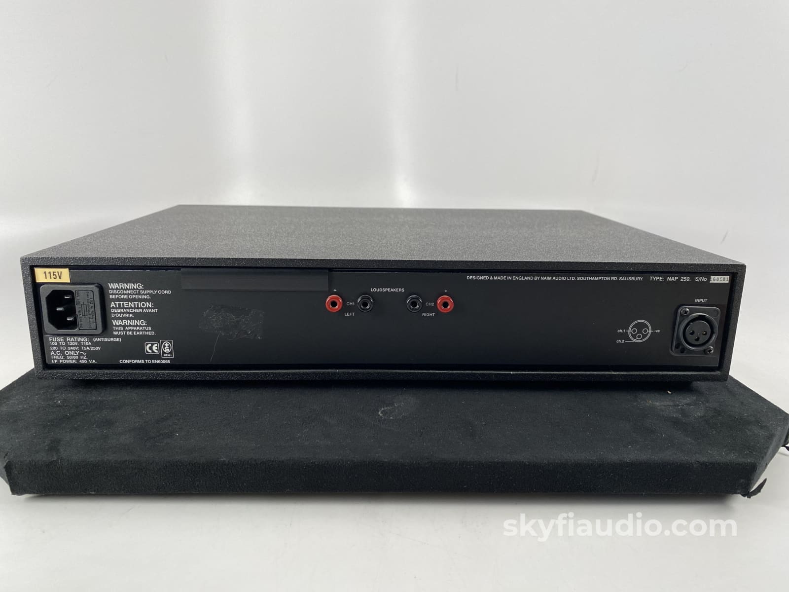 Naim Audio Nap 250 Vintage Stereo Amplifier (Olive Series) Amplifier