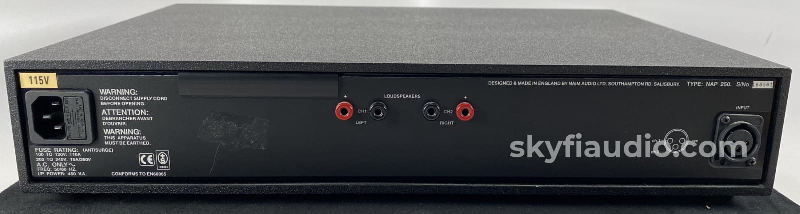Naim Audio Nap 250 Vintage Stereo Amplifier (Olive Series)