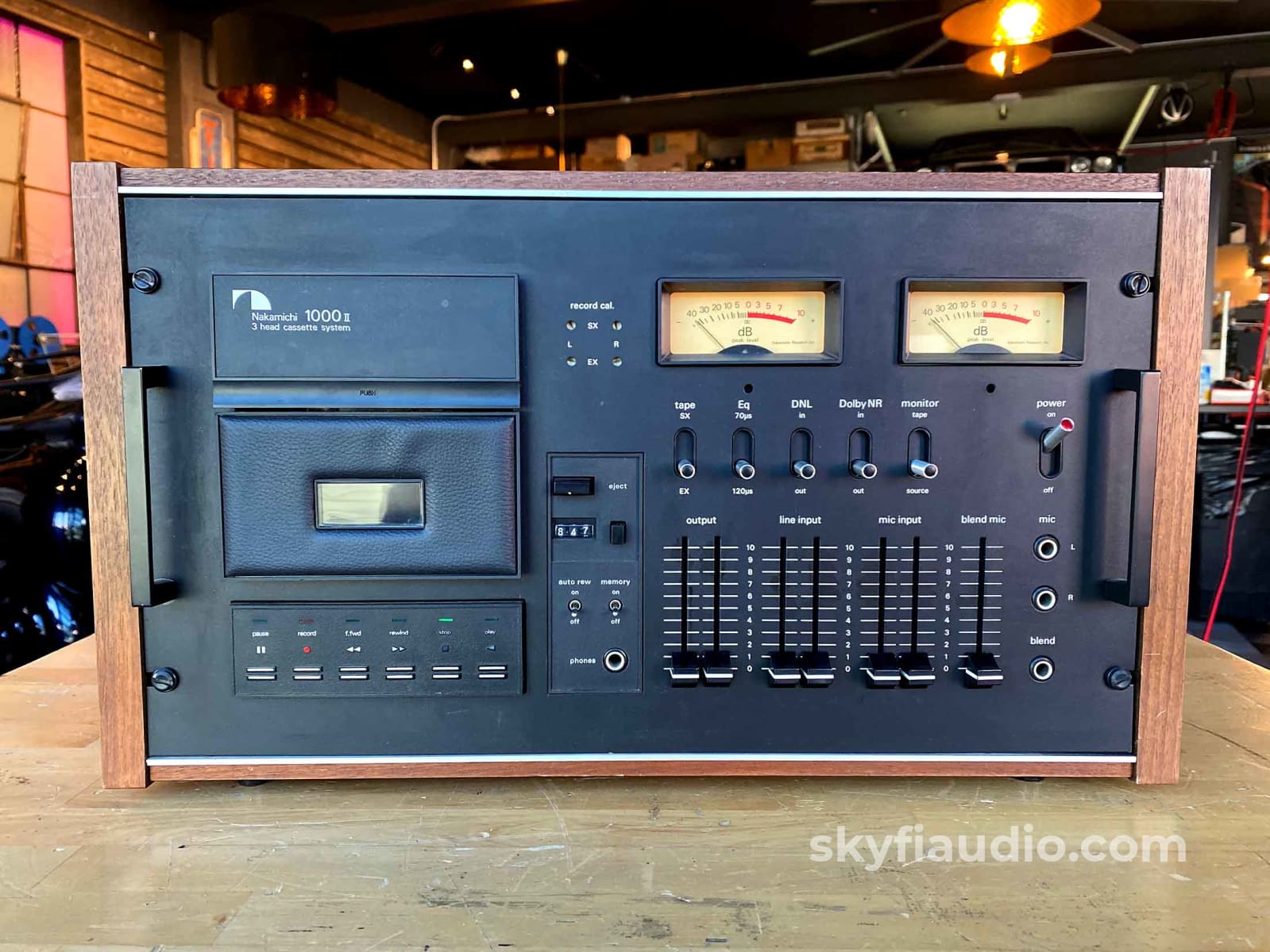 Nakamichi 1000 Mkii Tri-Tracer - Three Head Dual Capstan Cassette System Survivor Tape Deck