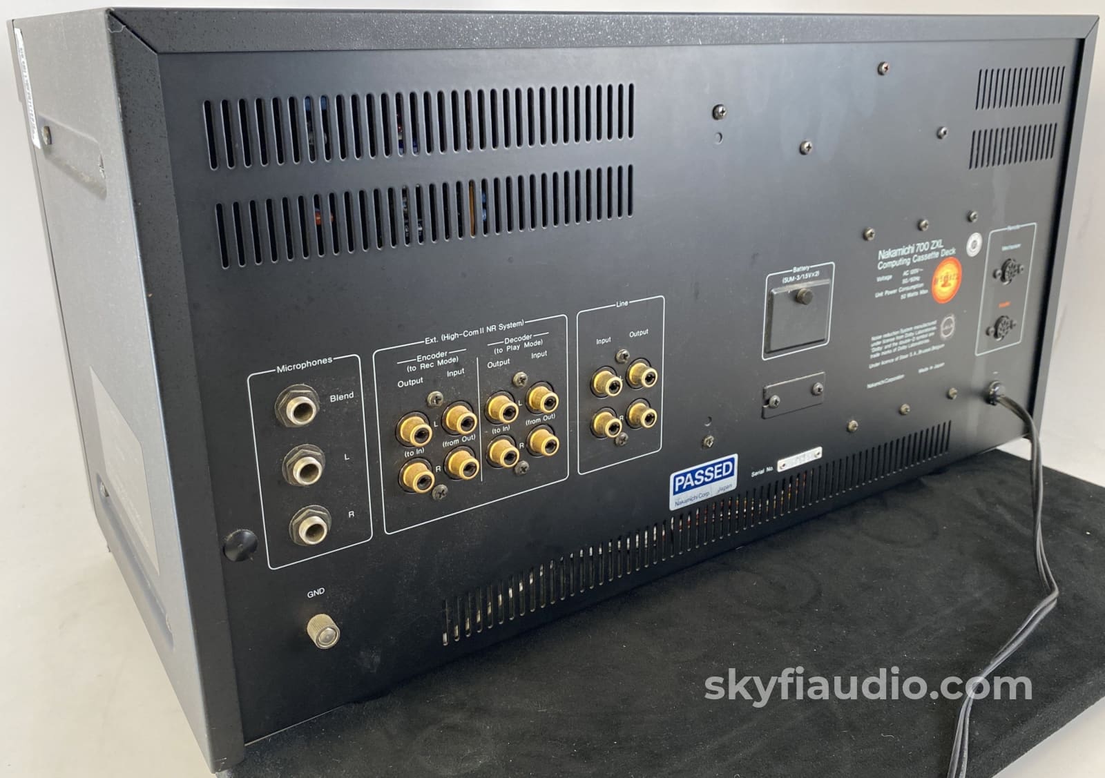 Nakamichi 700Zxl Computing Cassette Deck - Ultra Rare 3 Head Restored Collector Set! Tape