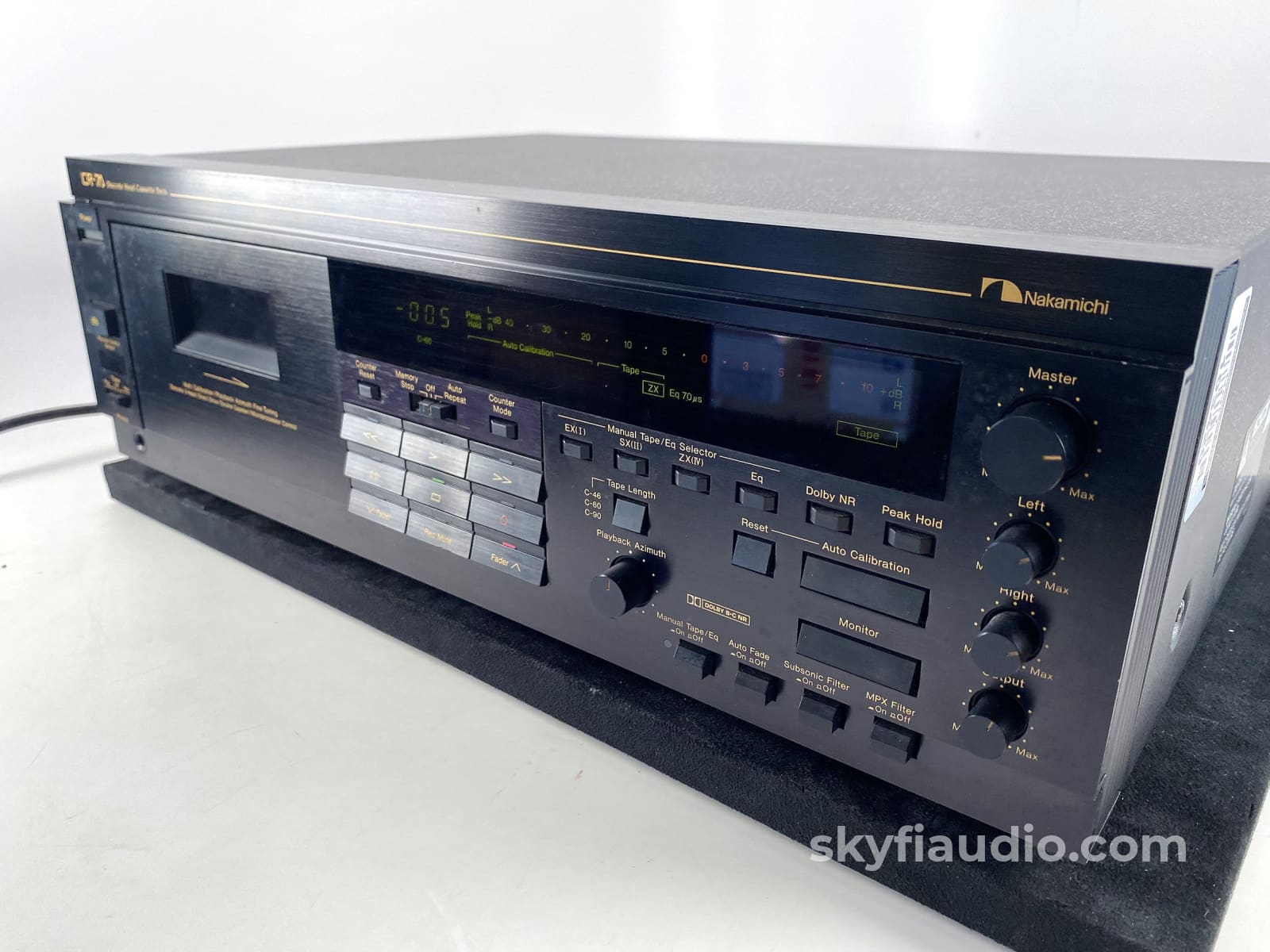 Nakamichi Cr-7A Cassette Deck With Manual Azimuth Control Serviced Dragon Slayer! Tape