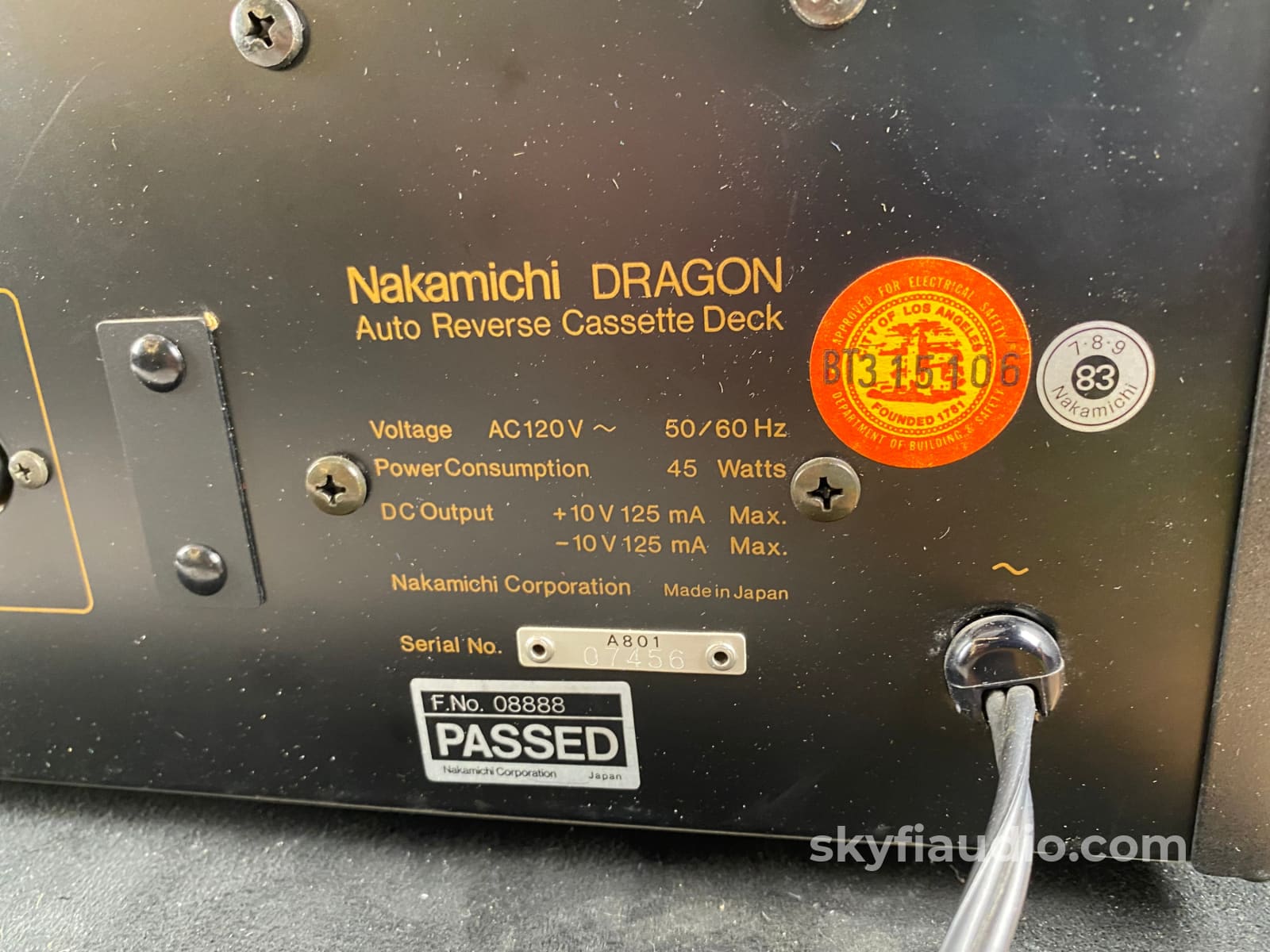 Nakamichi Dragon Tape Deck - Restored And Amazing