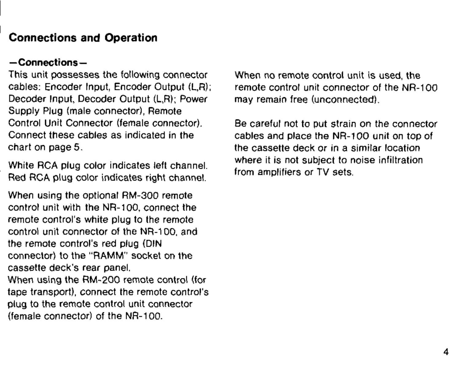 Nakamichi Nr-100 External Dolby C-Type Noise Reduction Processor - For 1000Zxl More Accessory