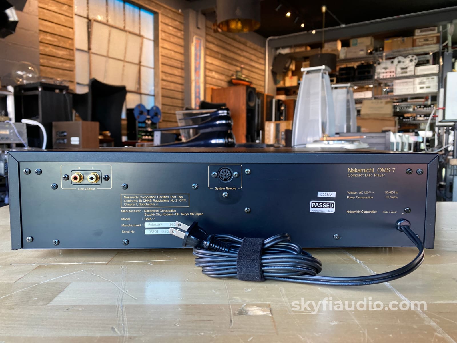 Nakamichi Oms-7 Vintage Cd Player With Remote - Dual Phillips Dacs + Digital