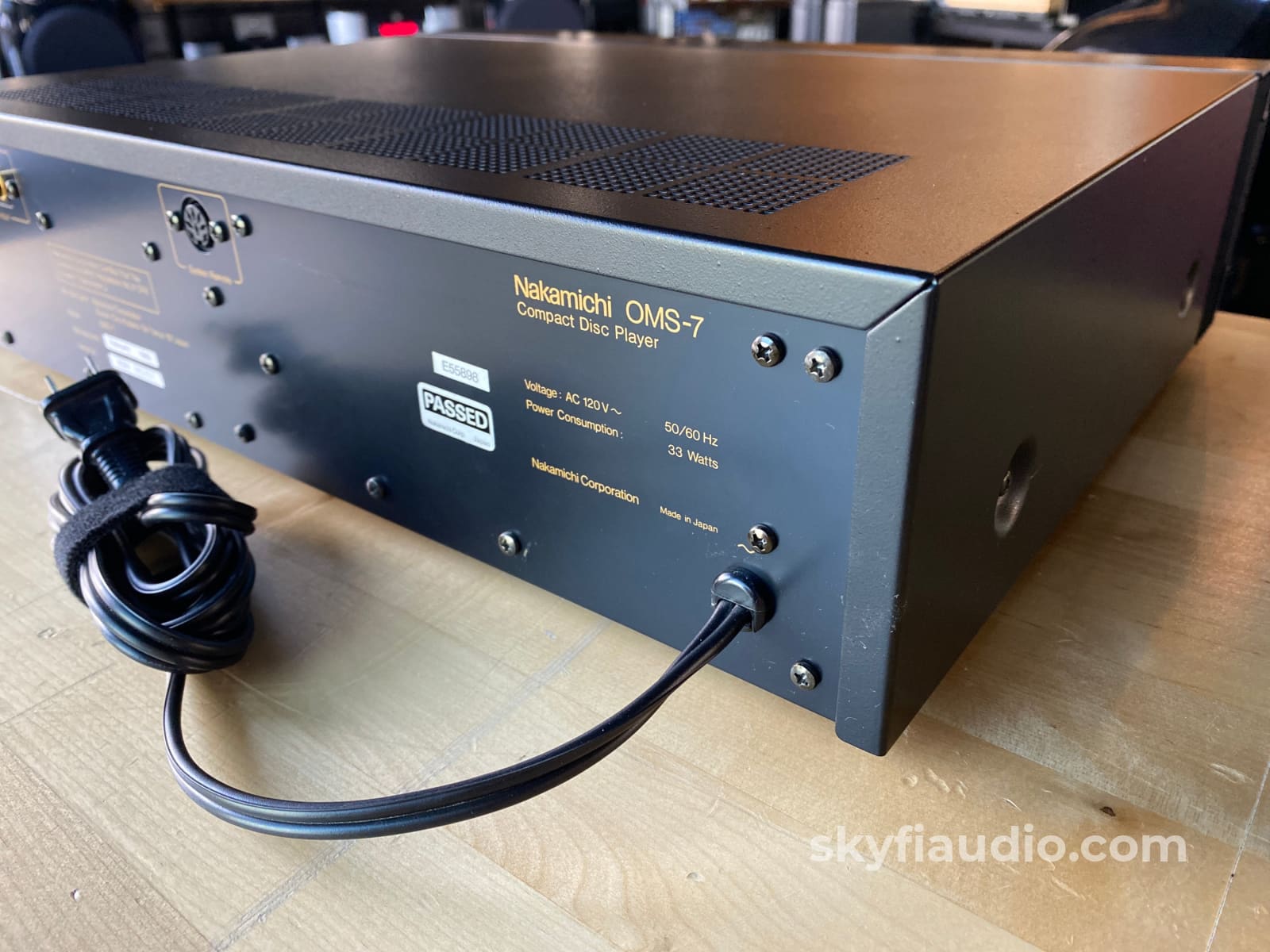 Nakamichi Oms-7 Vintage Cd Player With Remote - Dual Phillips Dacs + Digital