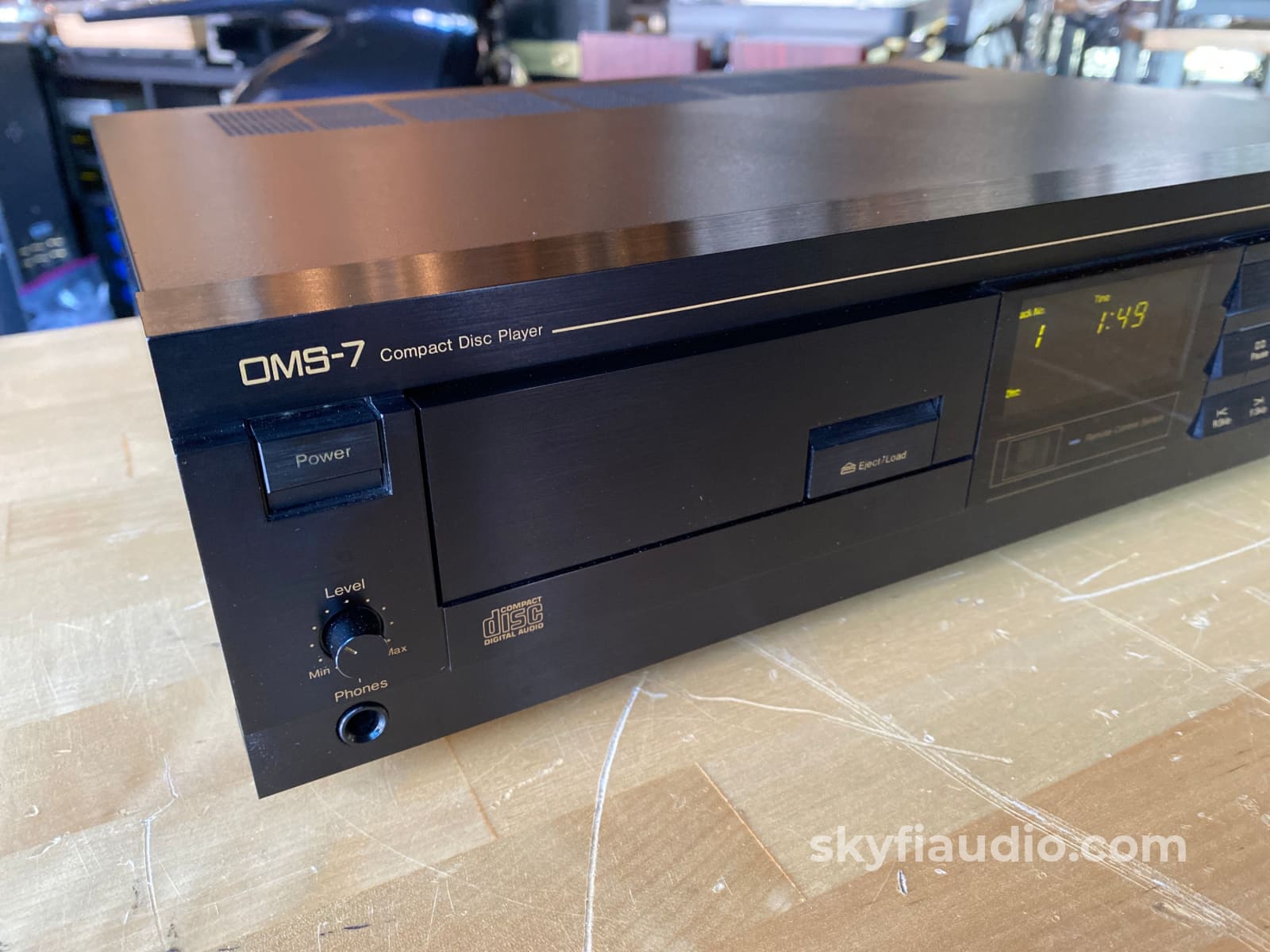 Nakamichi Oms-7 Vintage Cd Player With Remote - Dual Phillips Dacs + Digital