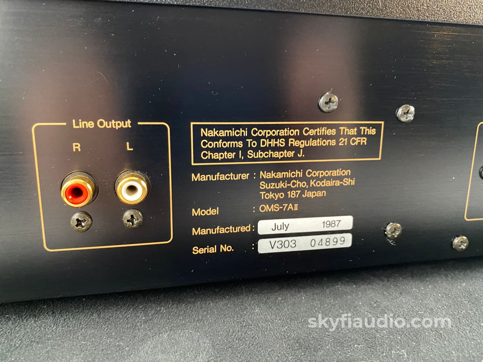 Nakamichi Oms-7Aii Vintage Cd Player With Remote - Dual Burr-Brown Dacs + Digital