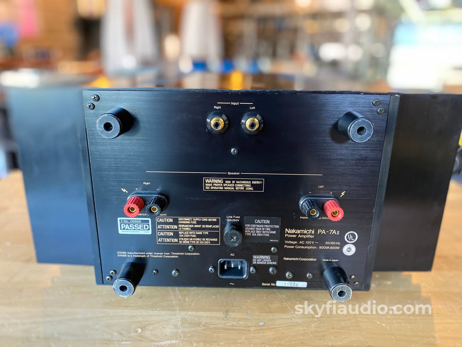 Nakamichi Pa-7Aii Stasis Vintage Power Amplifier With 225W X 2!