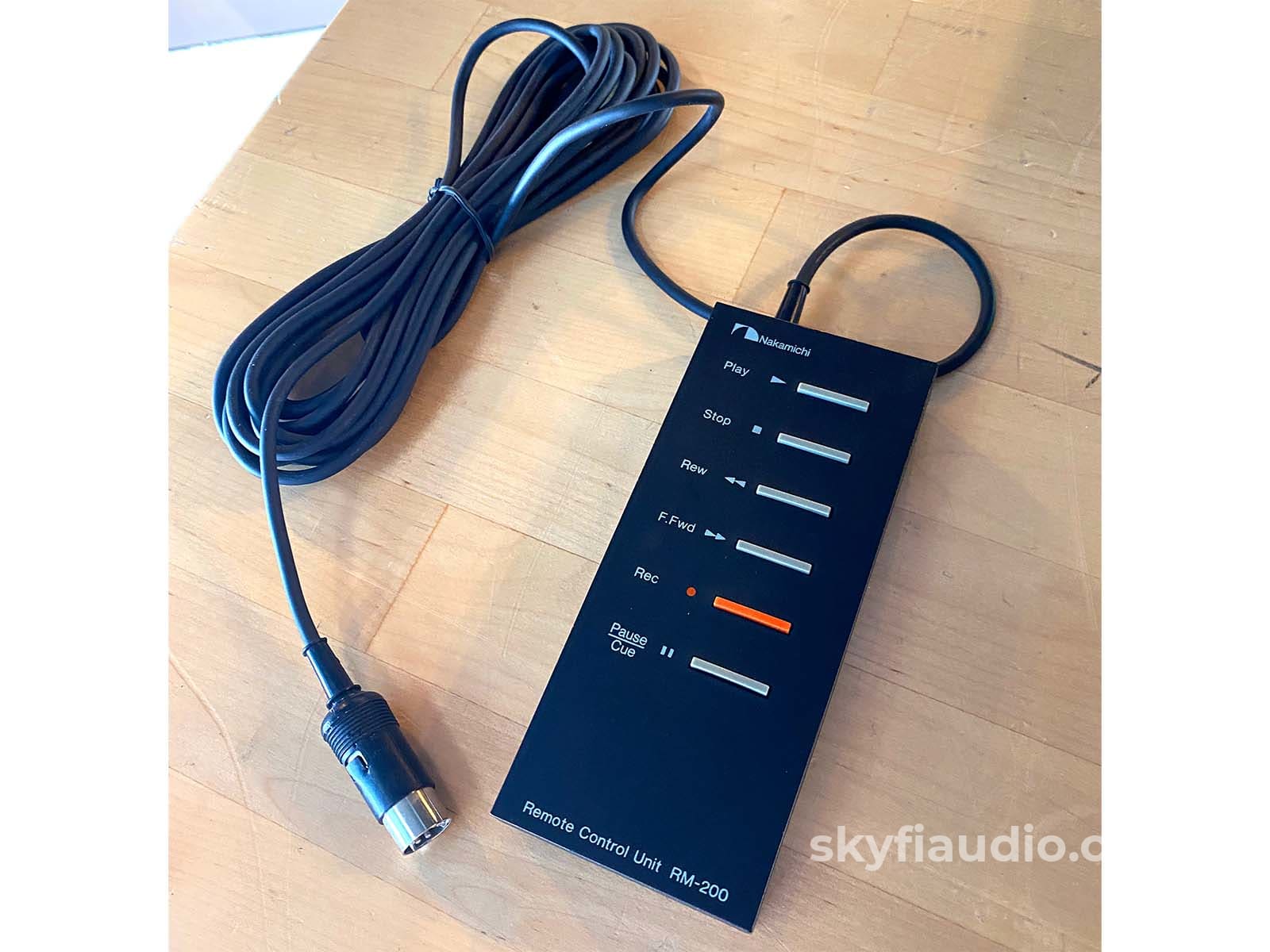 Nakamichi Rm-200 Wired Remote Control - Rare For Dragon Cr7A