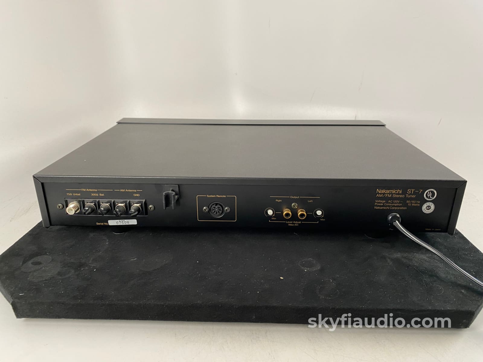Nakamichi St-7 Vintage Fm Digital Synthesis Tuner