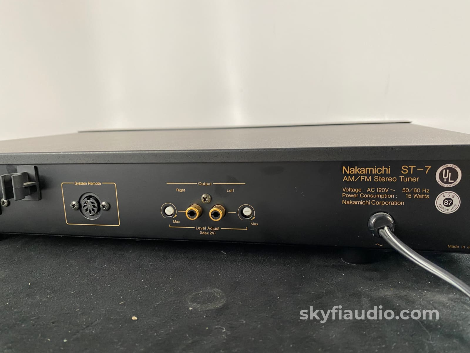 Nakamichi St-7 Vintage Fm Digital Synthesis Tuner