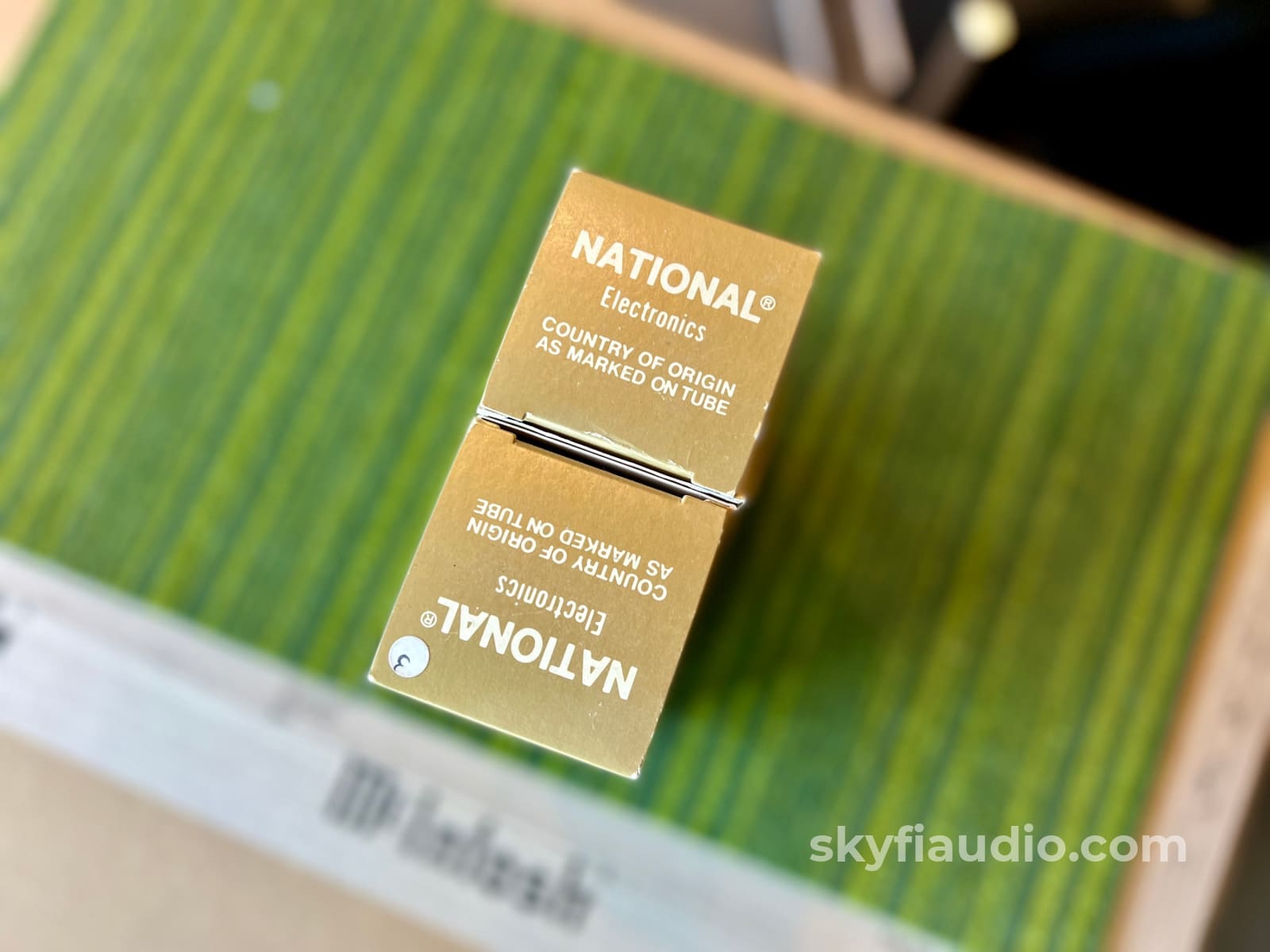 National (Ge) 6550 Gold Line Matched Pair Tubes New Old Stock (Nos) Accessory