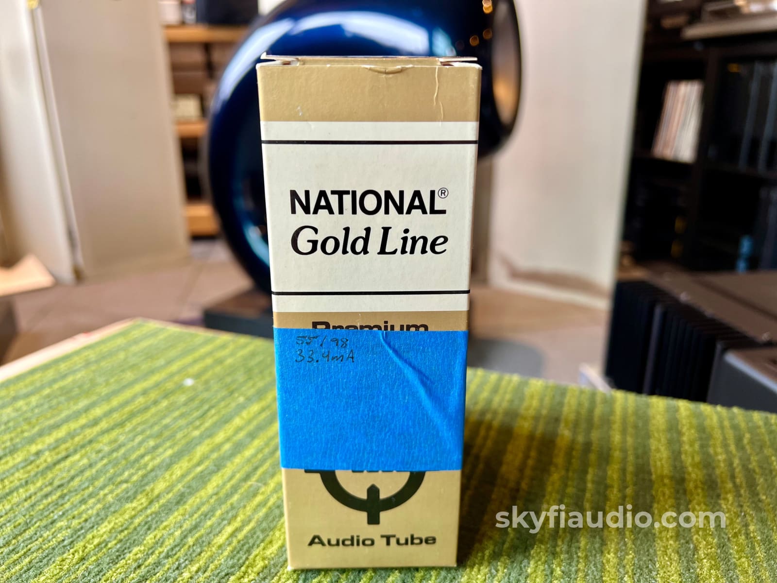 National (Ge) 6550 Gold Line Matched Pair Tubes New Old Stock (Nos) Accessory