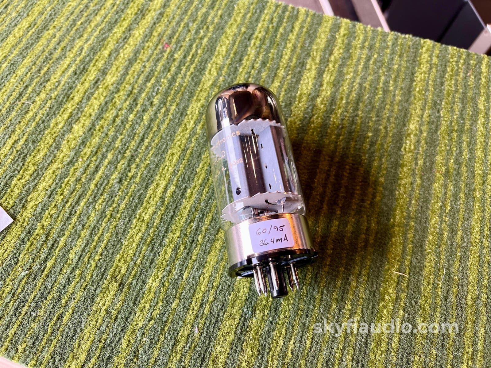 National (Ge) 6550 Gold Line Matched Pair Tubes New Old Stock (Nos) Accessory