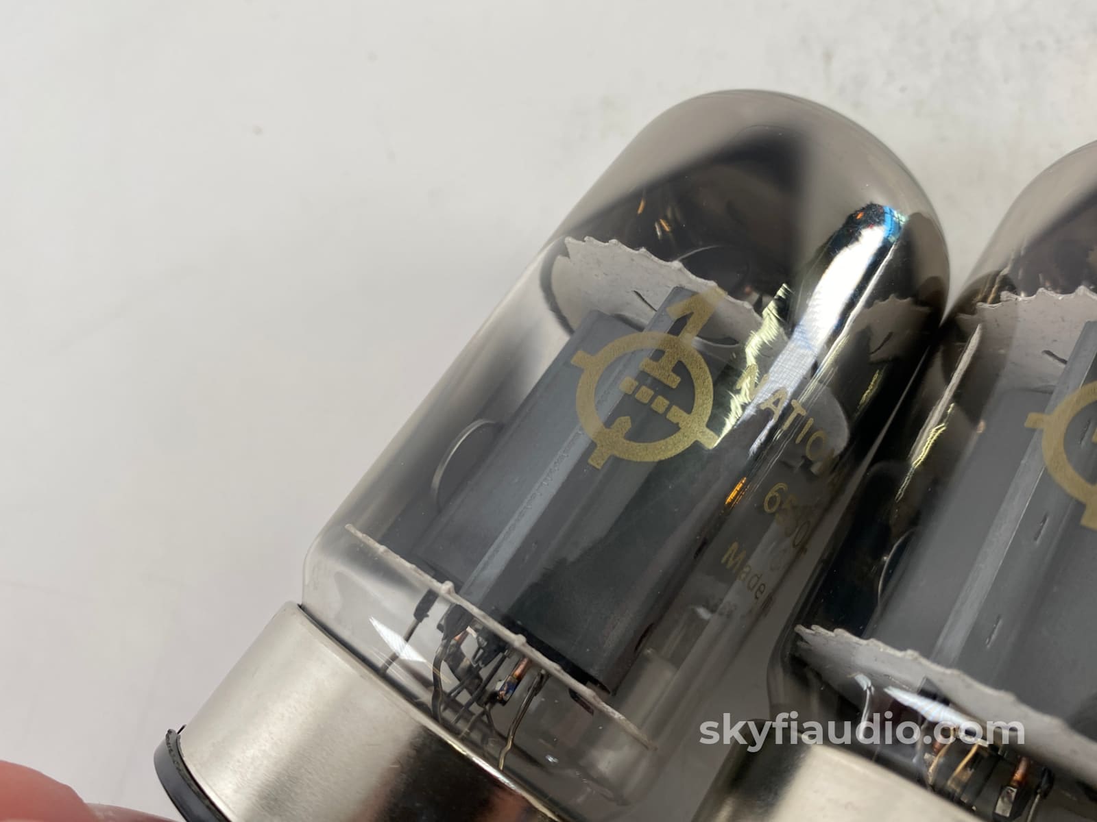 National (Ge) 6550 Gold Line Tubes (Matched Quad) New Old Stock (Nos) Accessory