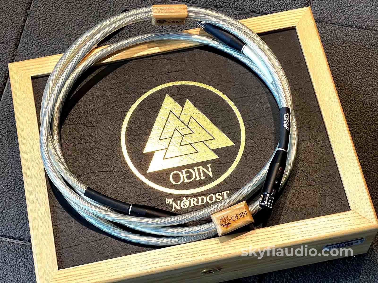 Nordost Odin Supreme Reference Xlr Audio Interconnects - Original Wood Case 1.75M Cables