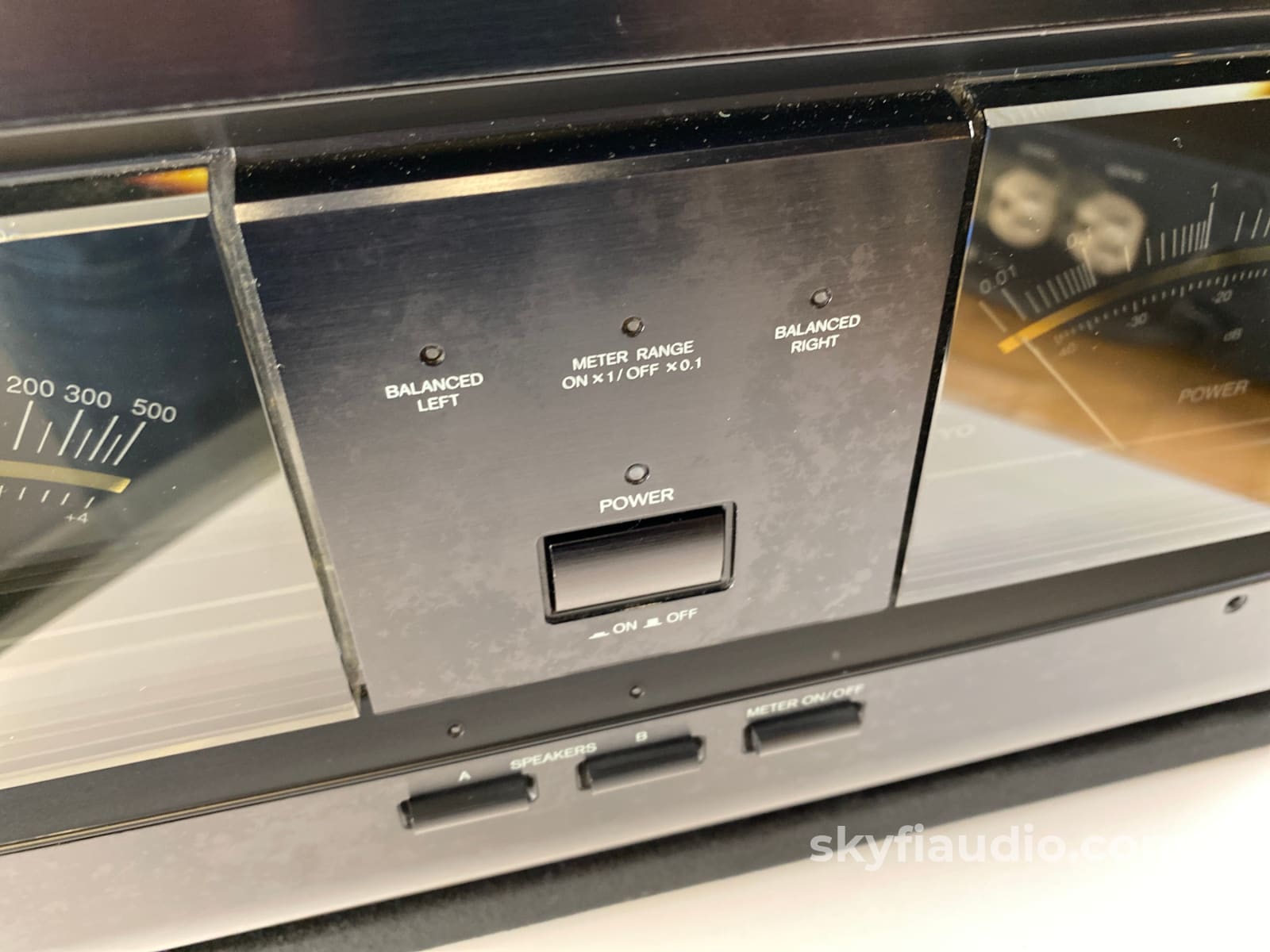 Onkyo M-588F Stereo Power Amplifier - Huge Meters Wow 200Wpc