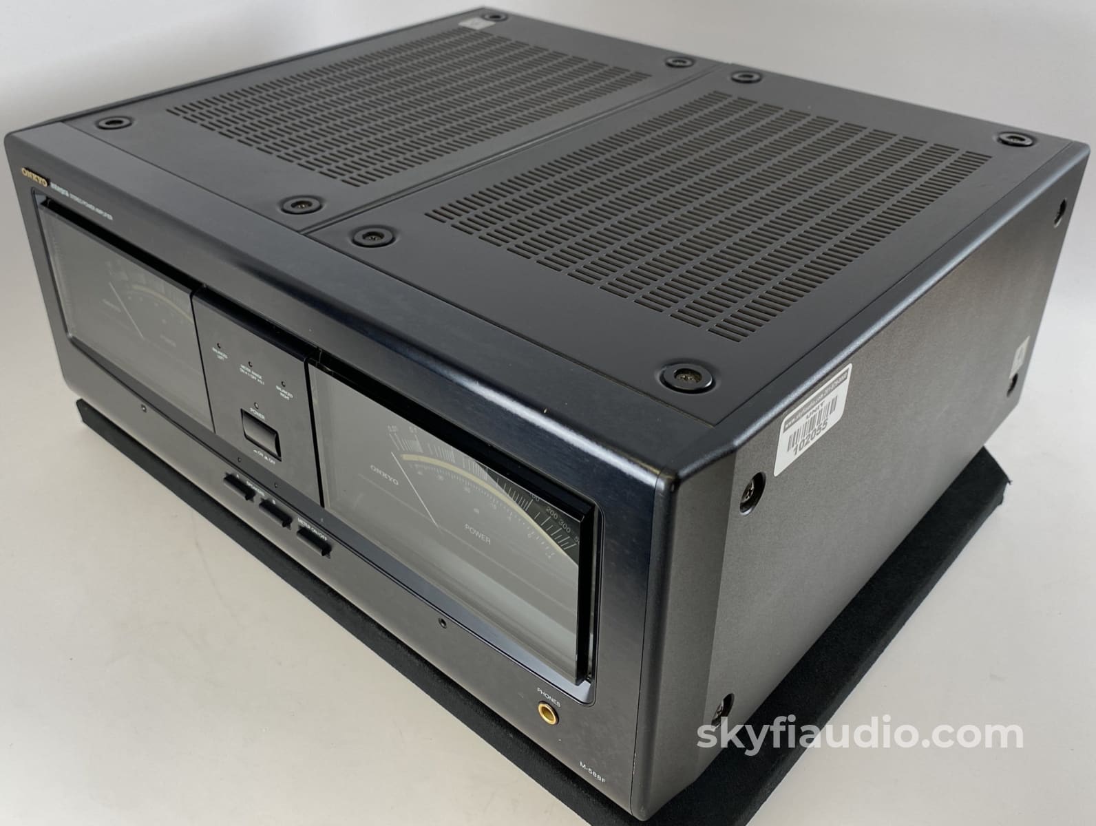 Onkyo M-588F Stereo Power Amplifier - Huge Meters Wow 200Wpc