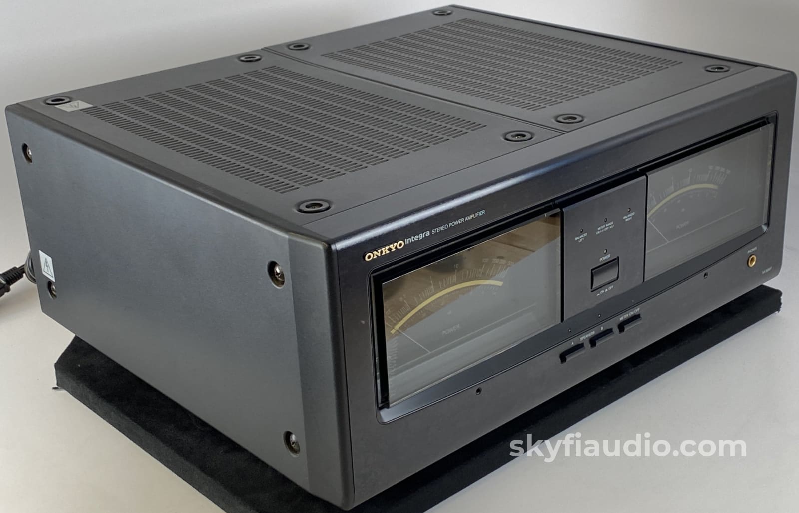 Onkyo M-588F Stereo Power Amplifier - Huge Meters Wow 200Wpc