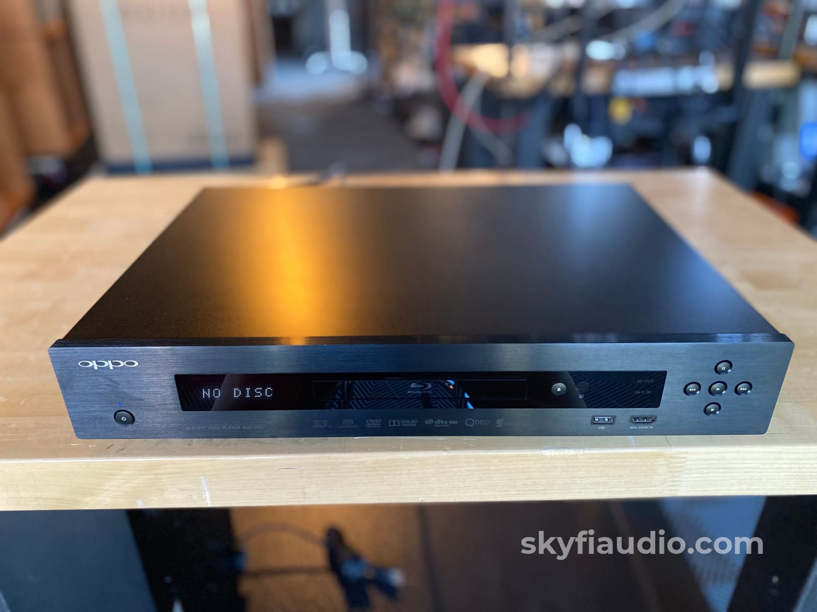 Oppo Bdp-103D Bluray Sacd Cd Dvd Streamer - Super Clean + Digital