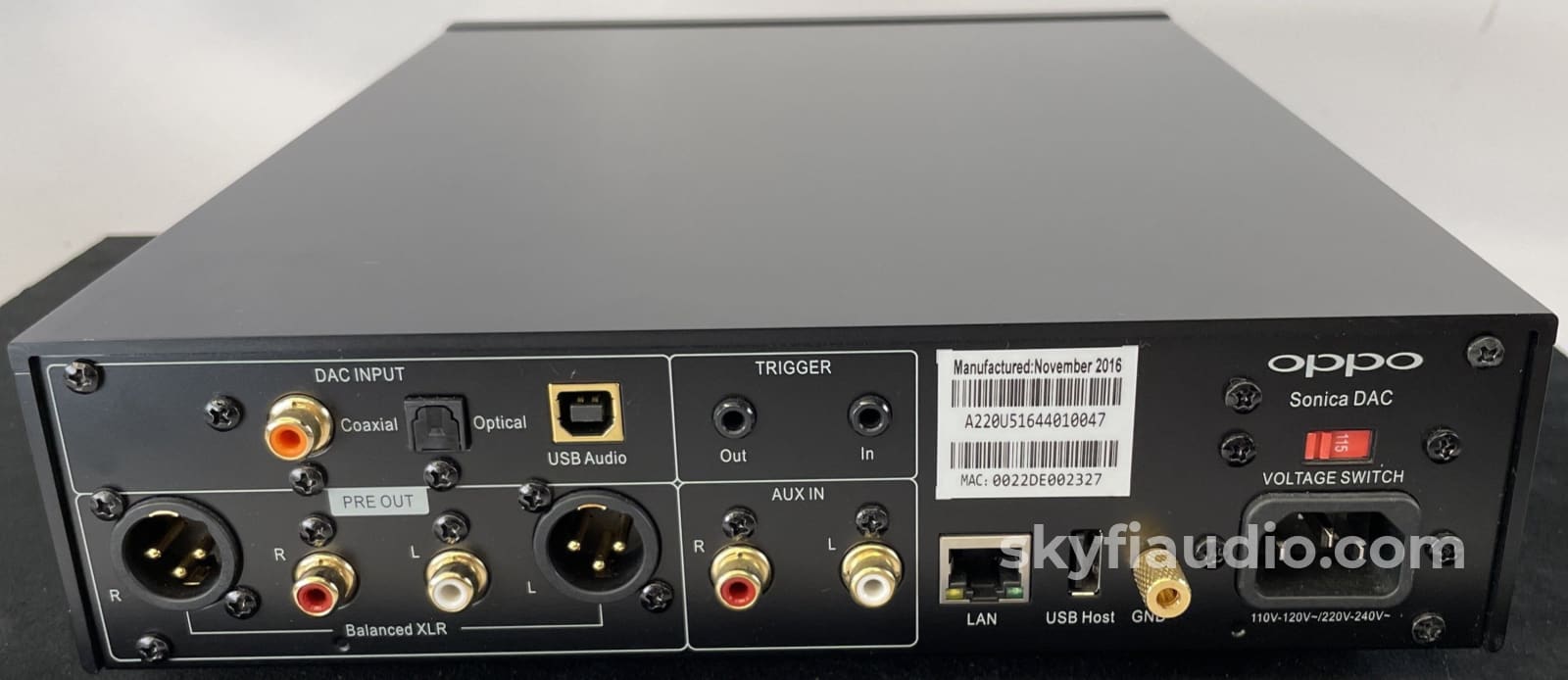 Oppo Sonica Audiophile Dac And Network Streamer - Ess Es9038Pro Sabre Cd + Digital